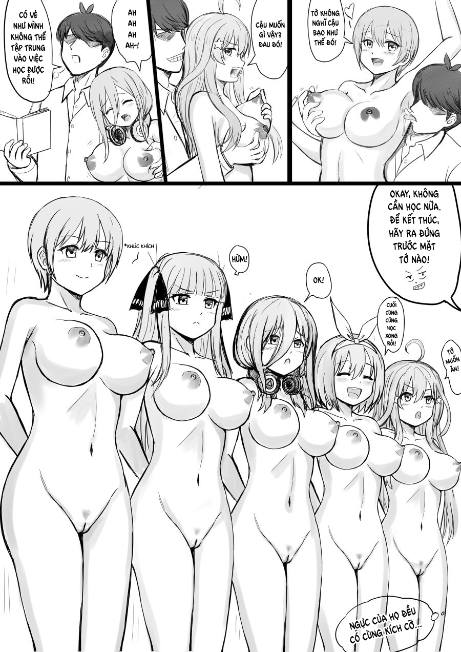 Đọc truyện hentai [Pure Heart] GoToubun no Hanayome Manga - Oneshot