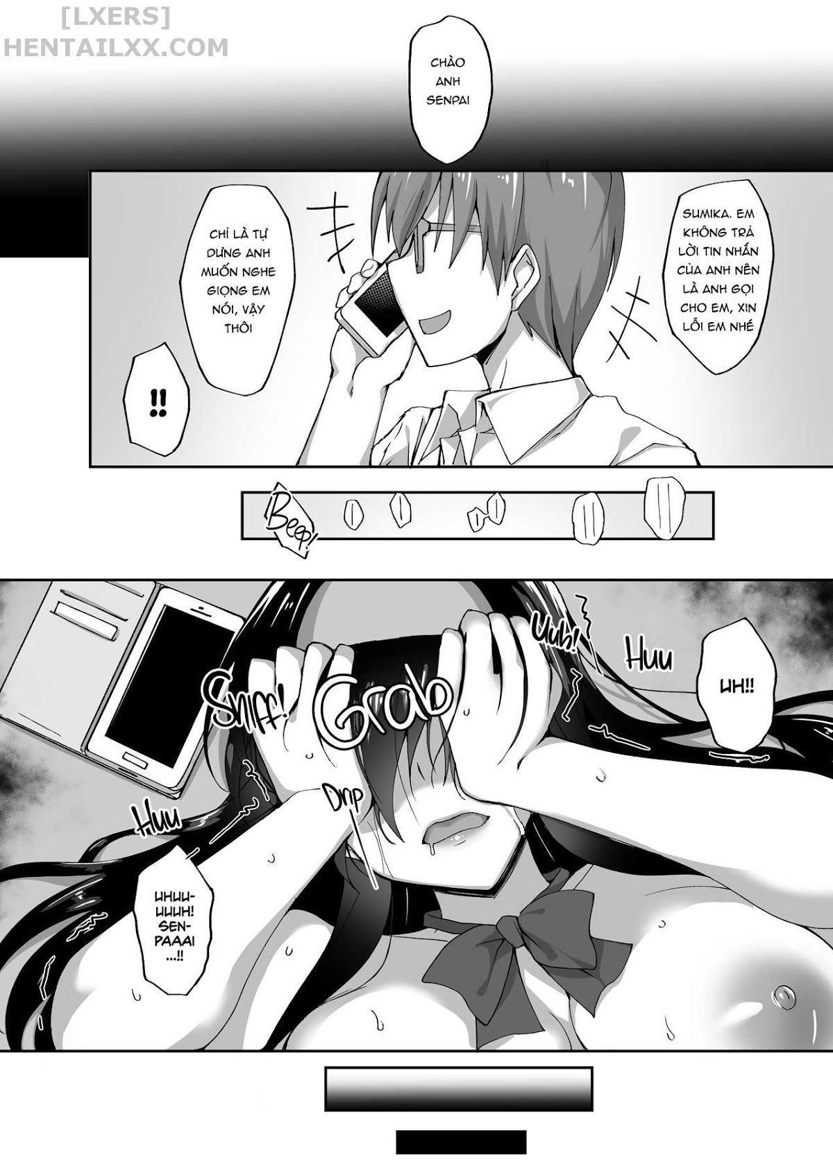 Đọc truyện hentai Netorare Kouhai Kanojo - Chap 1 - Taken and Fucked Behind His Back