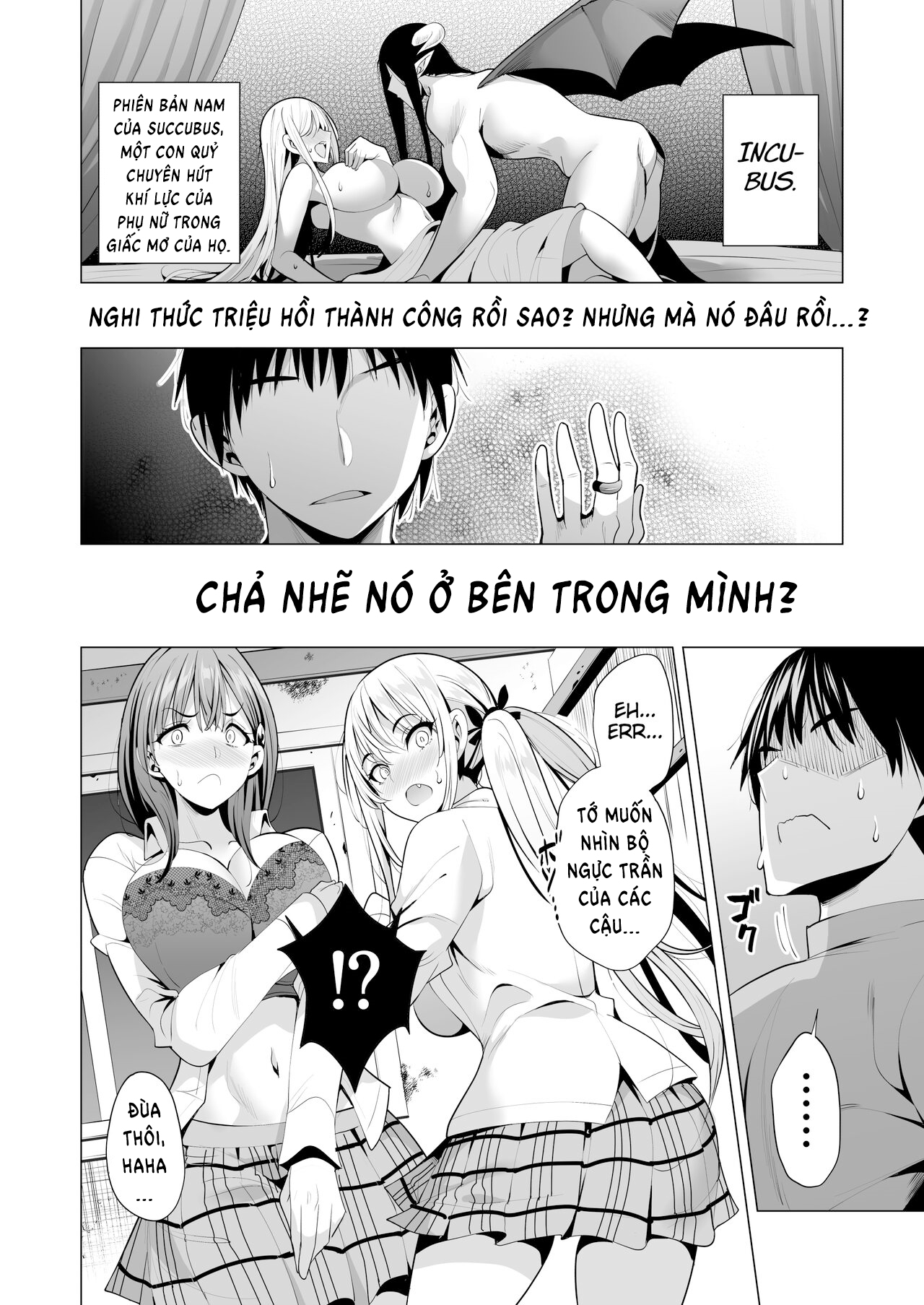 Đọc truyện hentai Triệu hồi Incubus và trả đũa 2 con mắm chuyên bắt nạt tôi - Oneshot