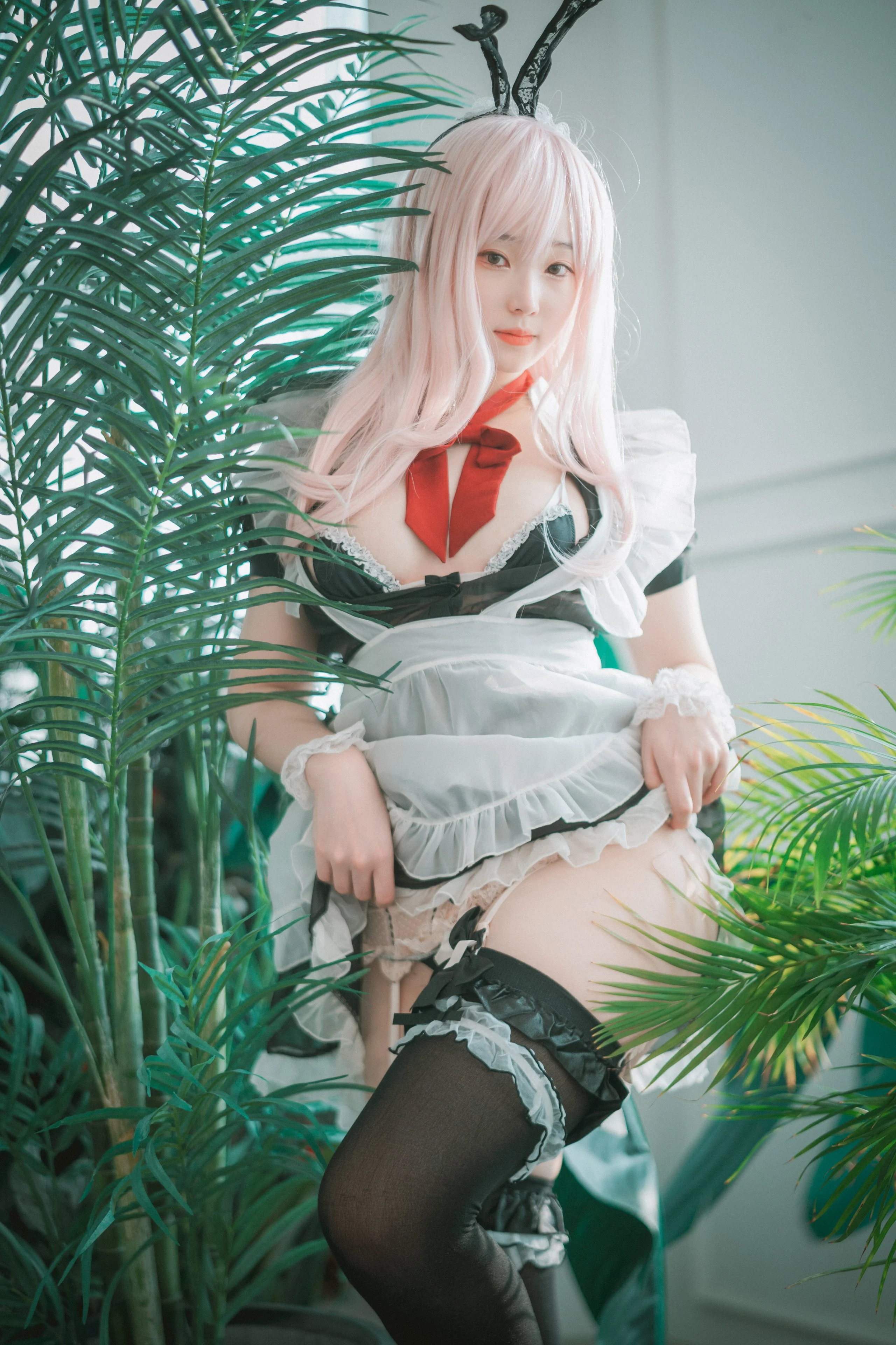 Đọc truyện hentai Tuyển tập Albums siêu phẩm Cosplay - Chap 768 - [DJAWA] Bambi - Sheer Bunny Maid