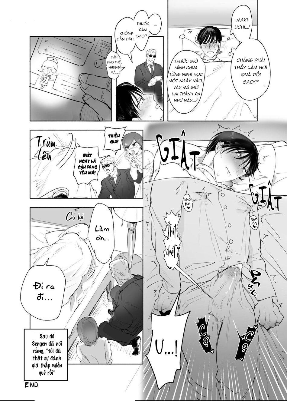 Đọc truyện hentai Cosplay y tá nóng bỏng cùng giáo viên biến thái trong phòng Hội Học sinh - Chap 2