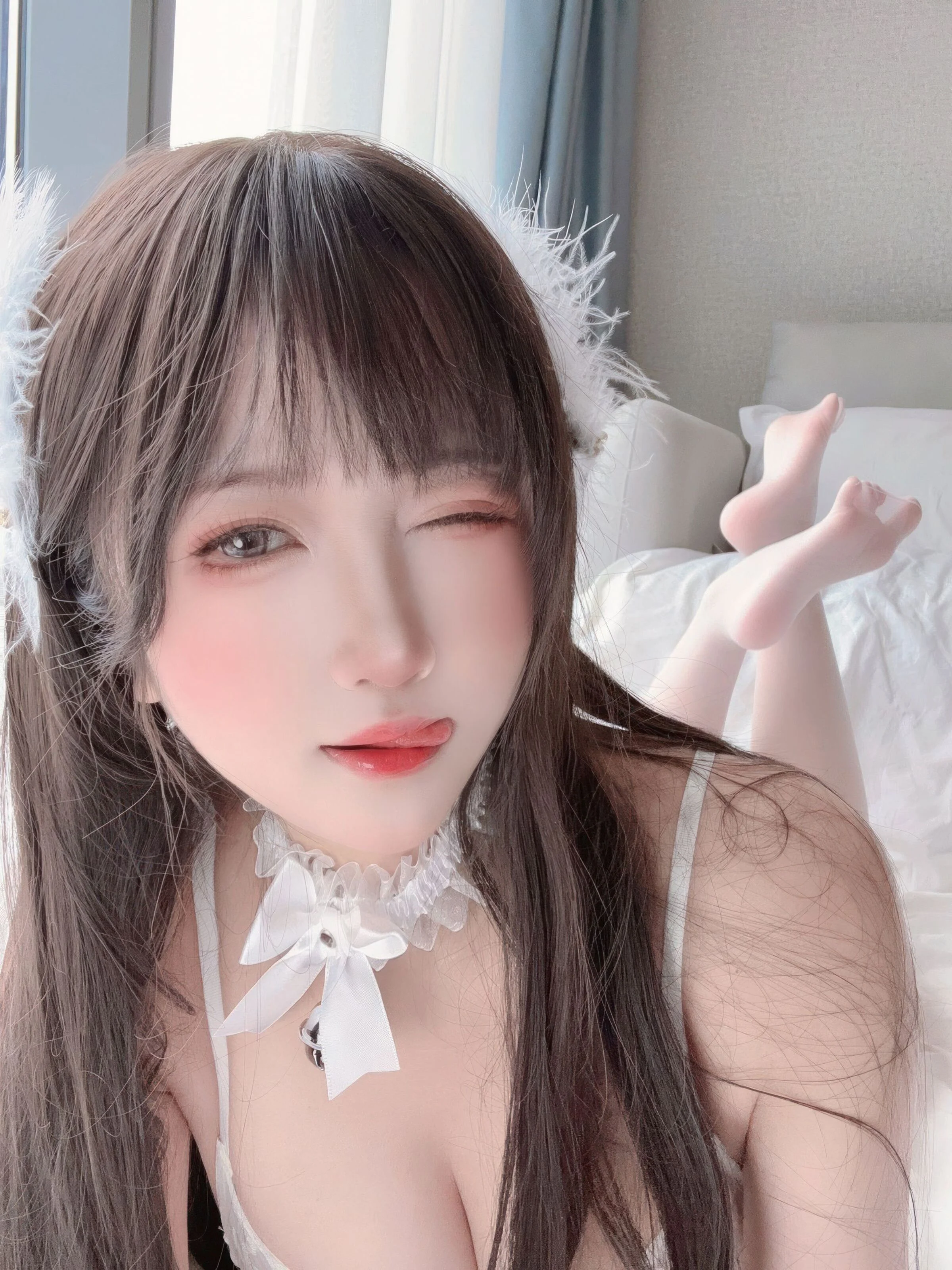 Đọc truyện hentai Tuyển tập Albums siêu phẩm Cosplay - Chap 1430 - Sandu_69 Special: Pure White Flower Language