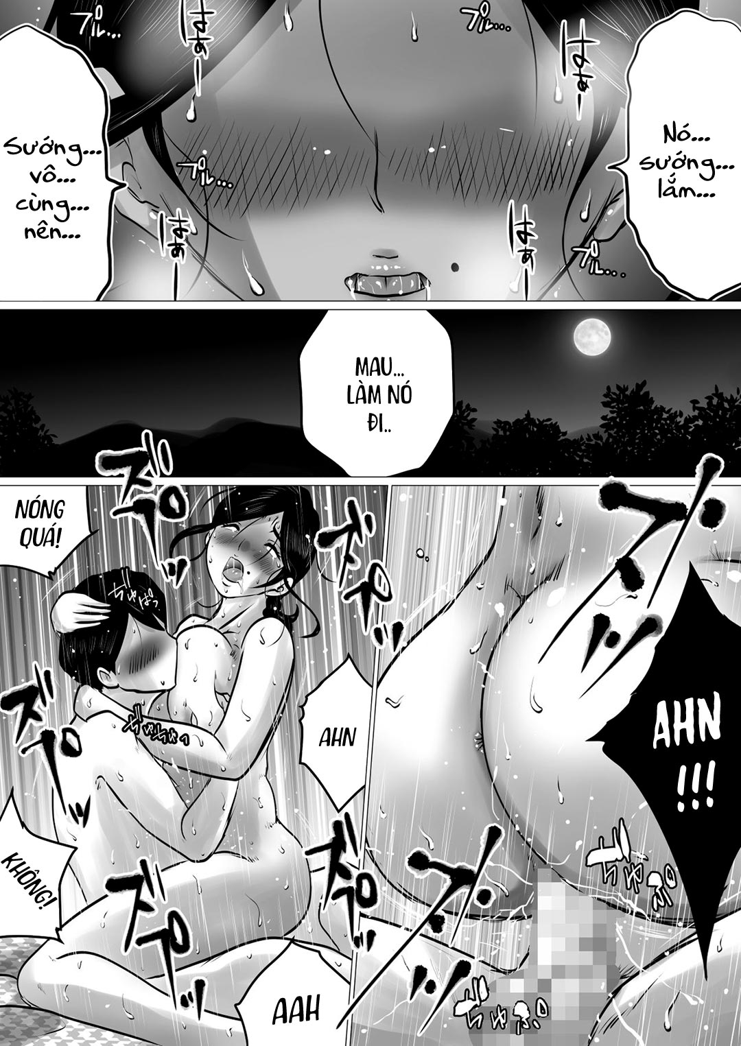 Đọc truyện hentai Cùng mẹ đi suối nước nóng - Oneshot