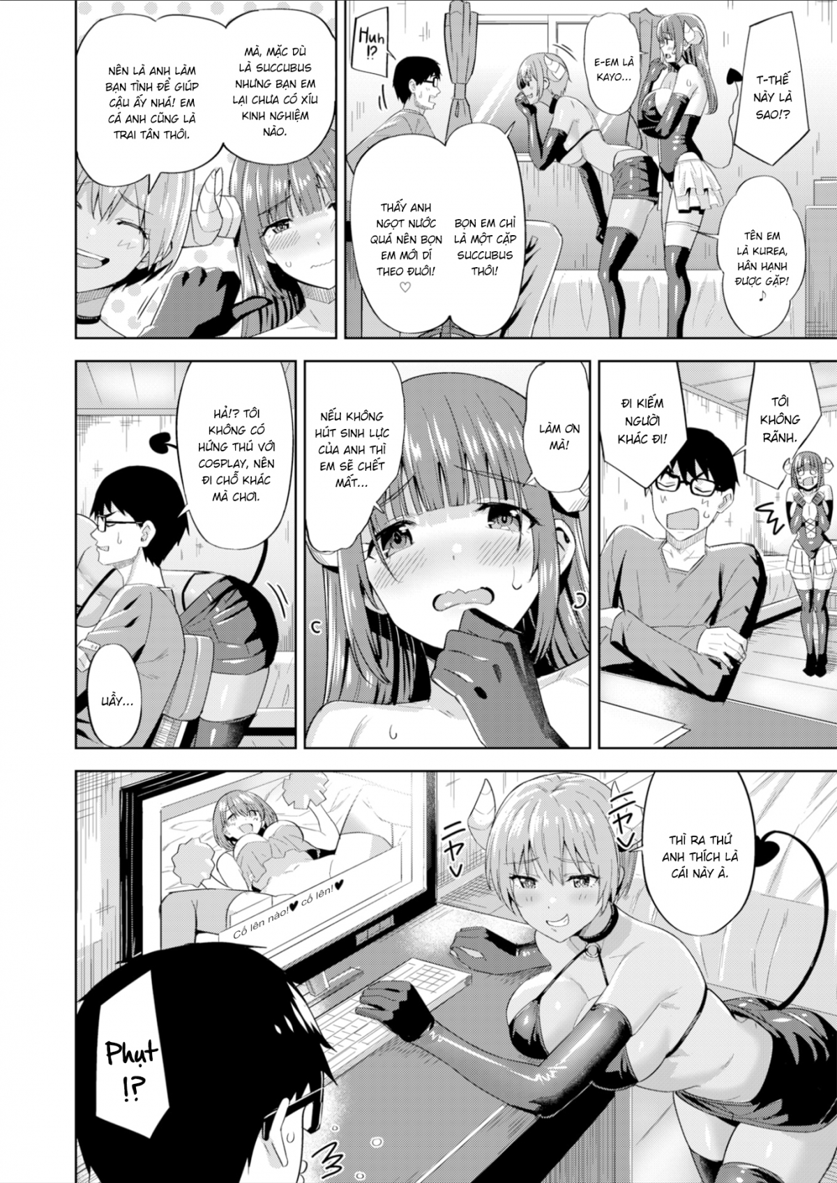 Đọc truyện hentai Làm Succubus Khổ Lắm! - Oneshot