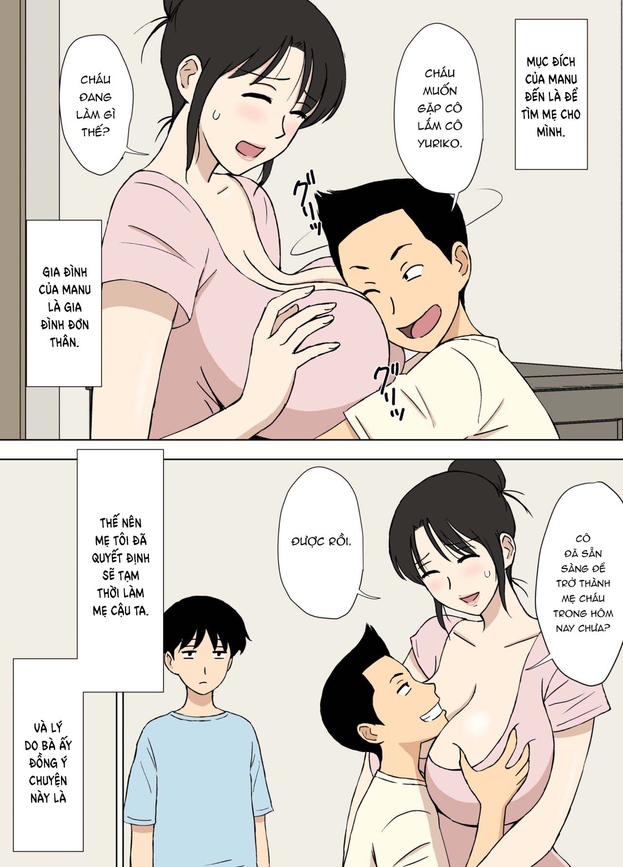 Đọc truyện hentai Mẹ là người mẹ ngoan ngoãn của Gaku-kun - Oneshot
