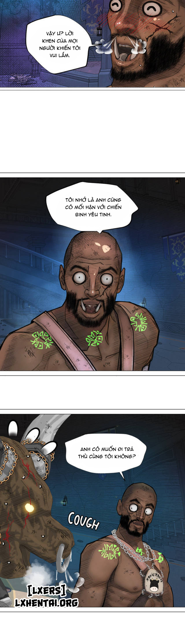 Đọc truyện hentai Nữ Hoàng Dark Elf Và Nô Lệ Orc - Chap 20