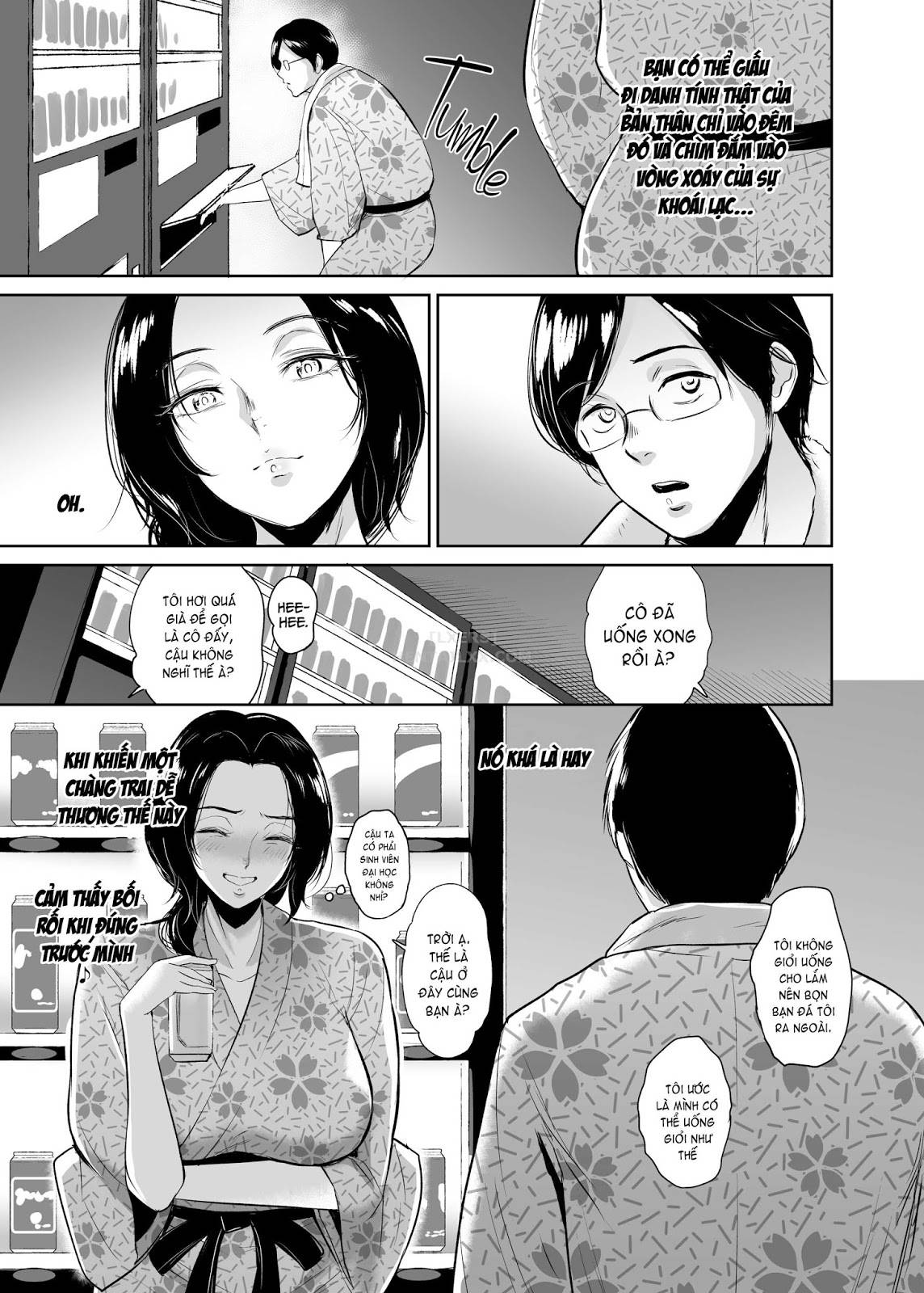 Đọc truyện hentai Hot Springs With Mrs. Yukie - Oneshot