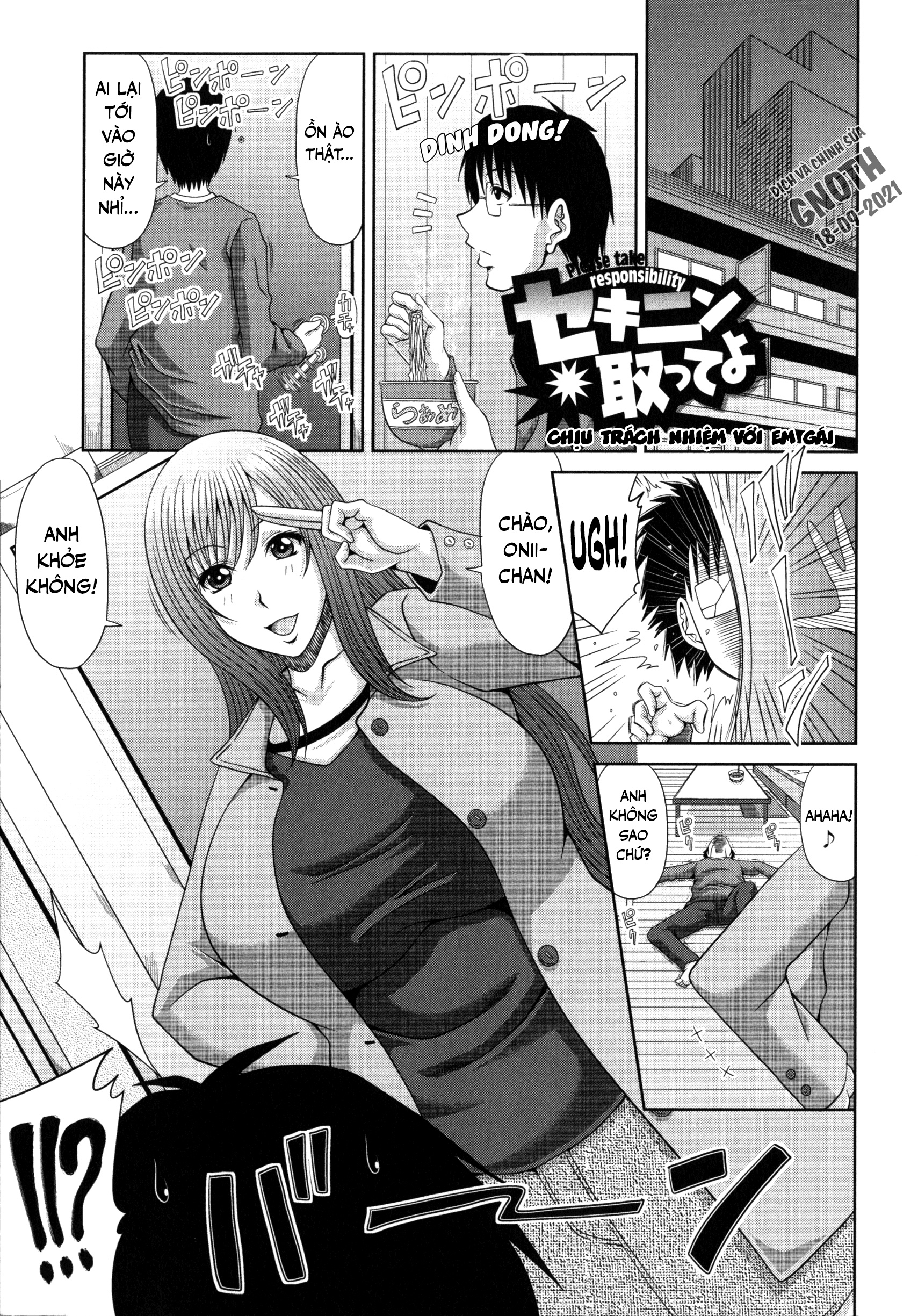 Đọc truyện hentai Chounyuusai - Chap 9 - Chịu trách nhiệm với em gái