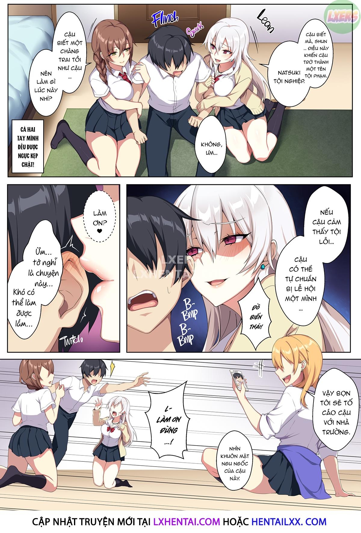 Đọc truyện hentai Gyarus in My Room for a Fuckfest - Oneshot