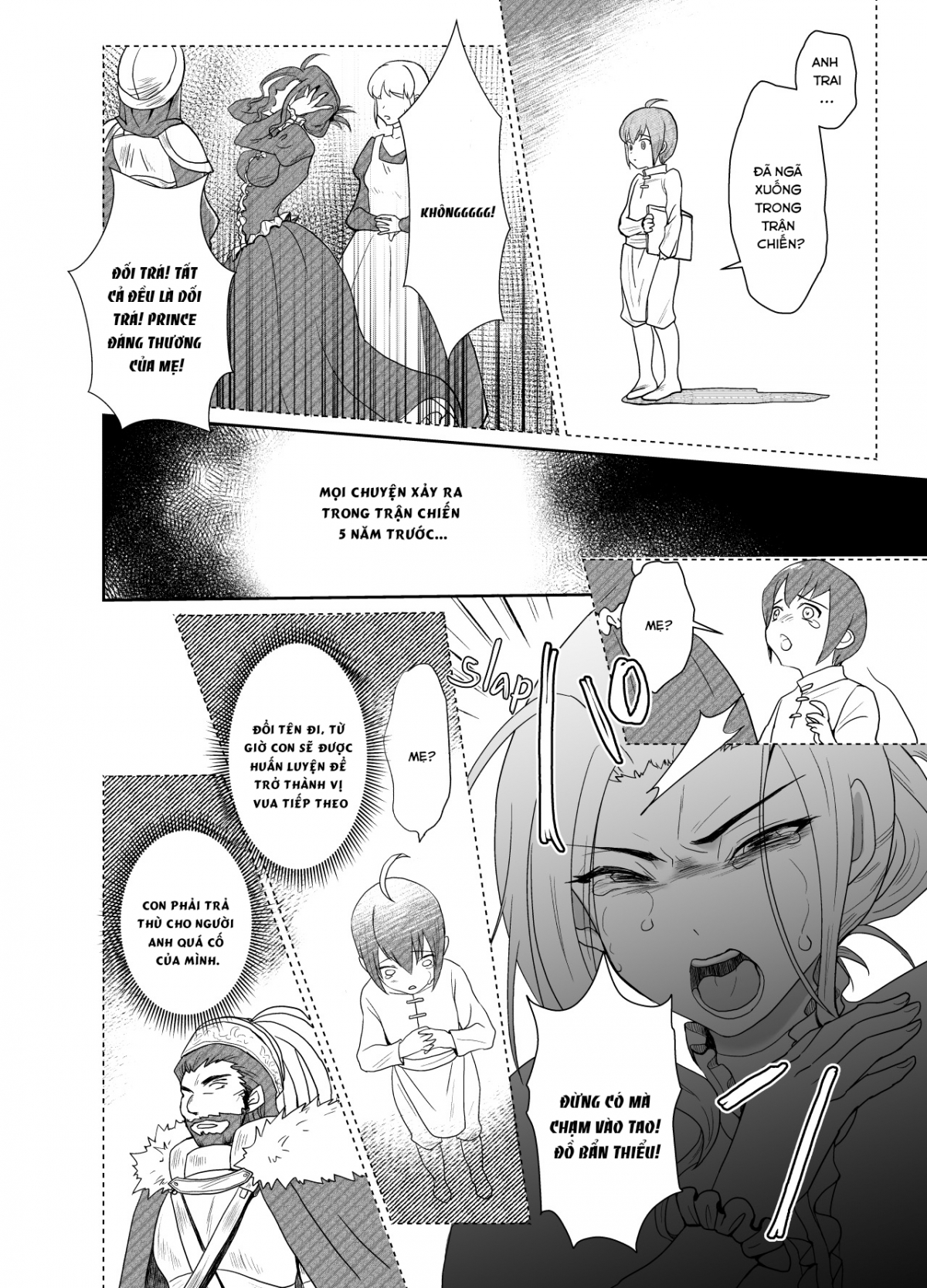 Đọc truyện hentai Kawaisou na Ouji-sama wa Warui Mahou de Oshiro no Mesu Benki ni Sarete Shimaimashita - Chap 1