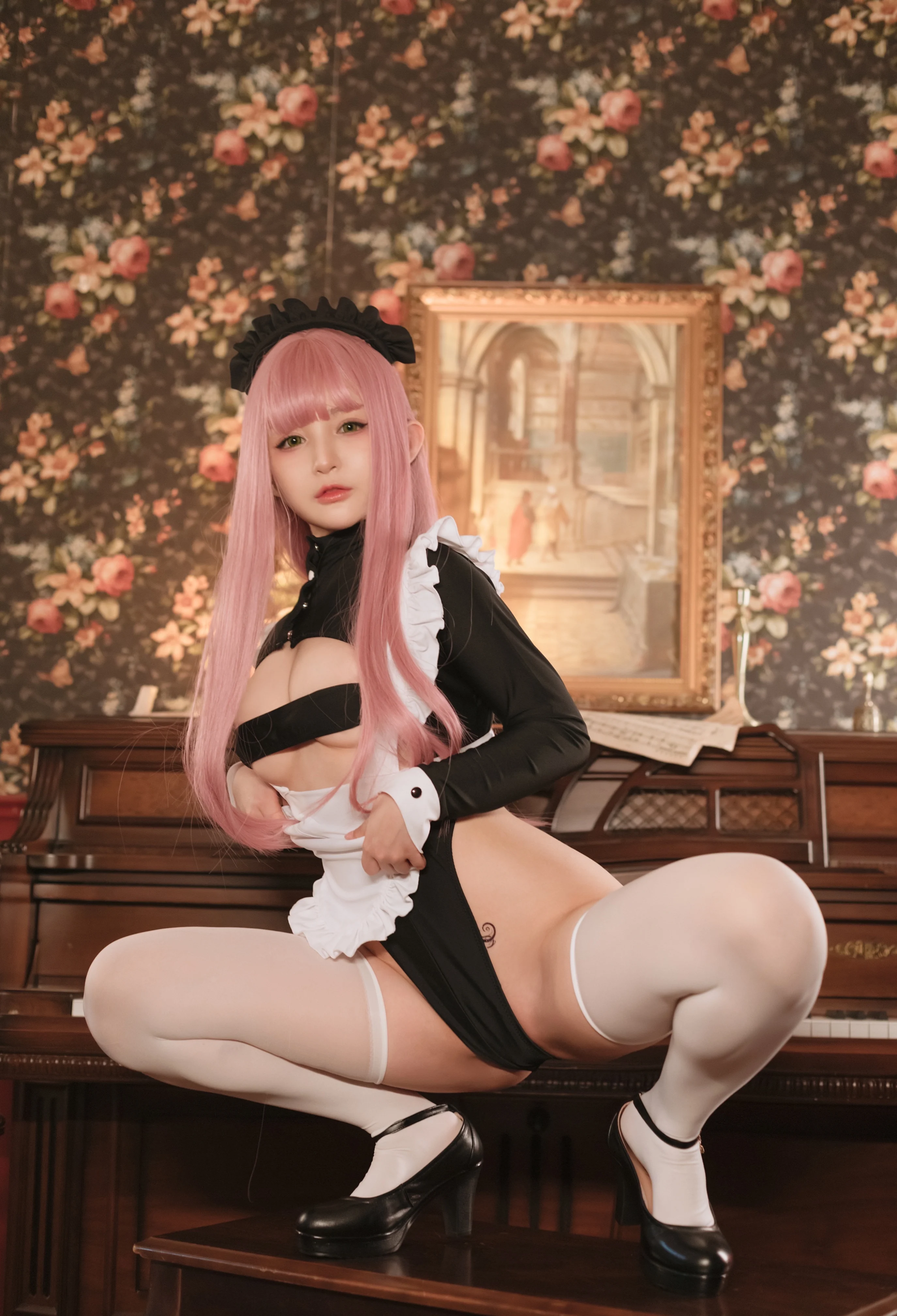 Đọc truyện hentai Tuyển tập Albums siêu phẩm Cosplay - Chap 1207 - Sakurai Nene - Retro Maid