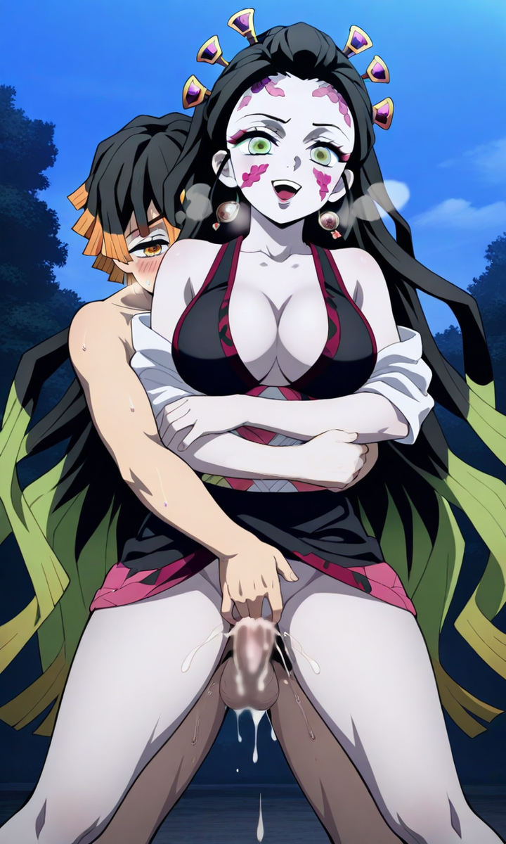 Đọc truyện hentai Tuyển tập Albums Art hentai - Chap 745 - Demon Slayer: Kimetsu no Yaiba Daki ball kick