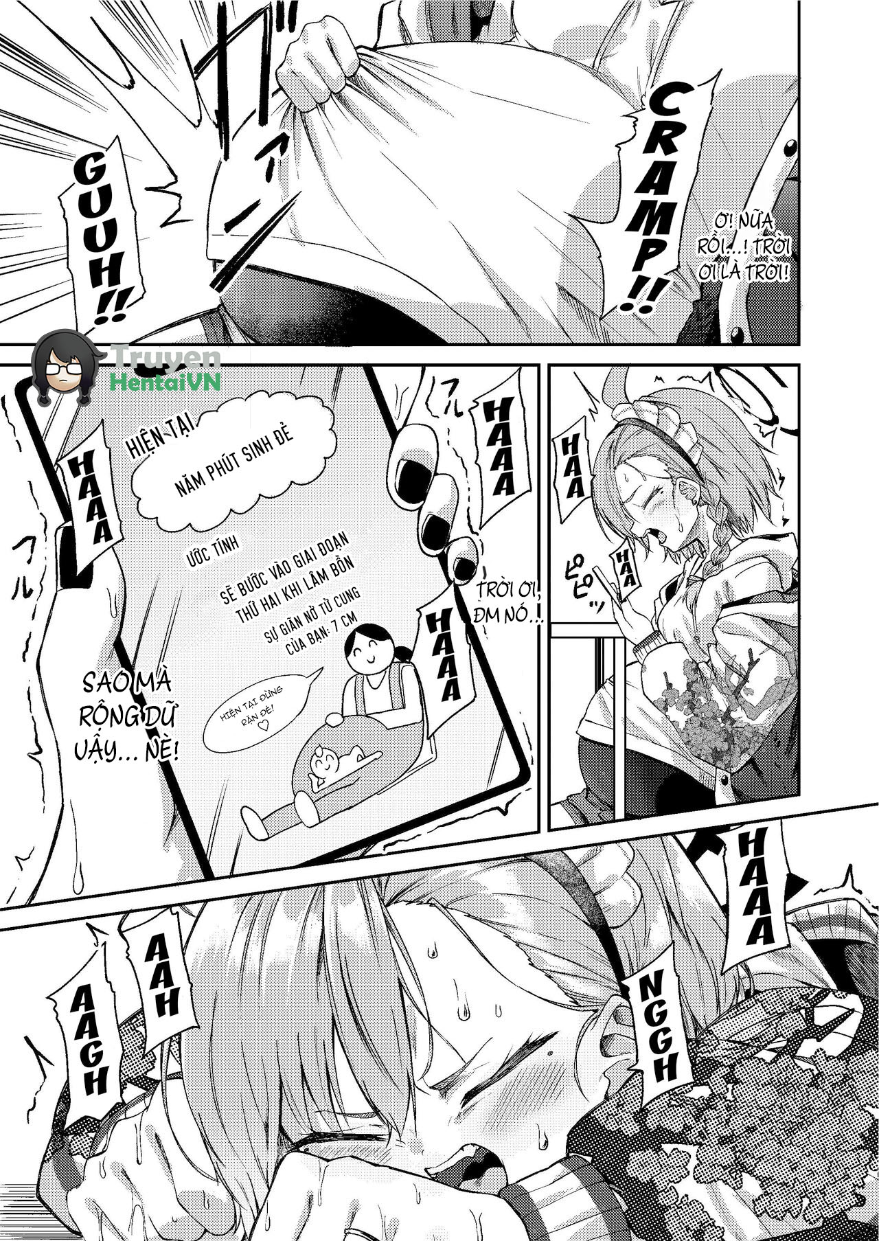 Đọc truyện hentai Sensei Wari Umarechau (Blue Archive) - Oneshot