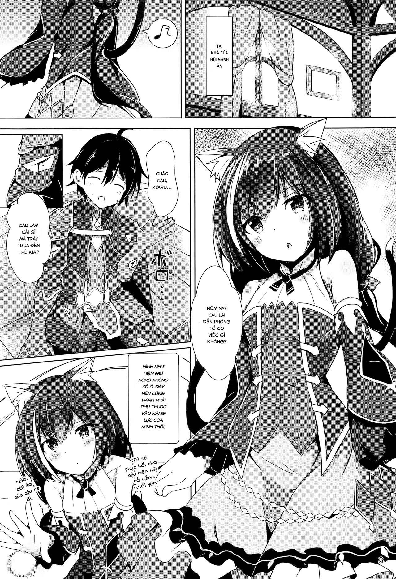 Đọc truyện hentai Tình yêu nóng bỏng với Kyaru dere dere (Princess Connect! Re:Dive) - Chap 1