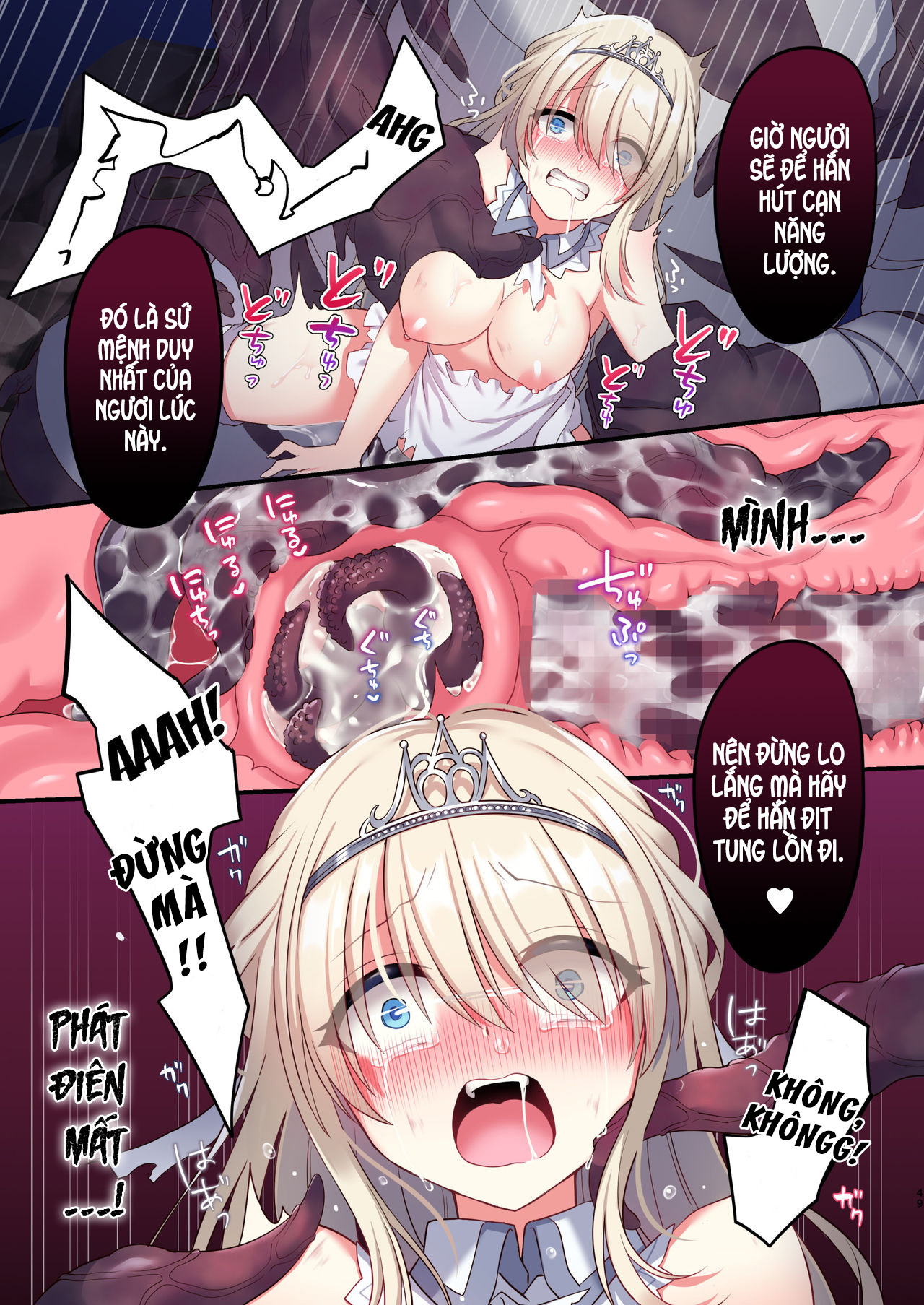 Đọc truyện hentai Noroi no Yubiwa de Game Over + Omake CG - Chap 2: sếch tàn bạo