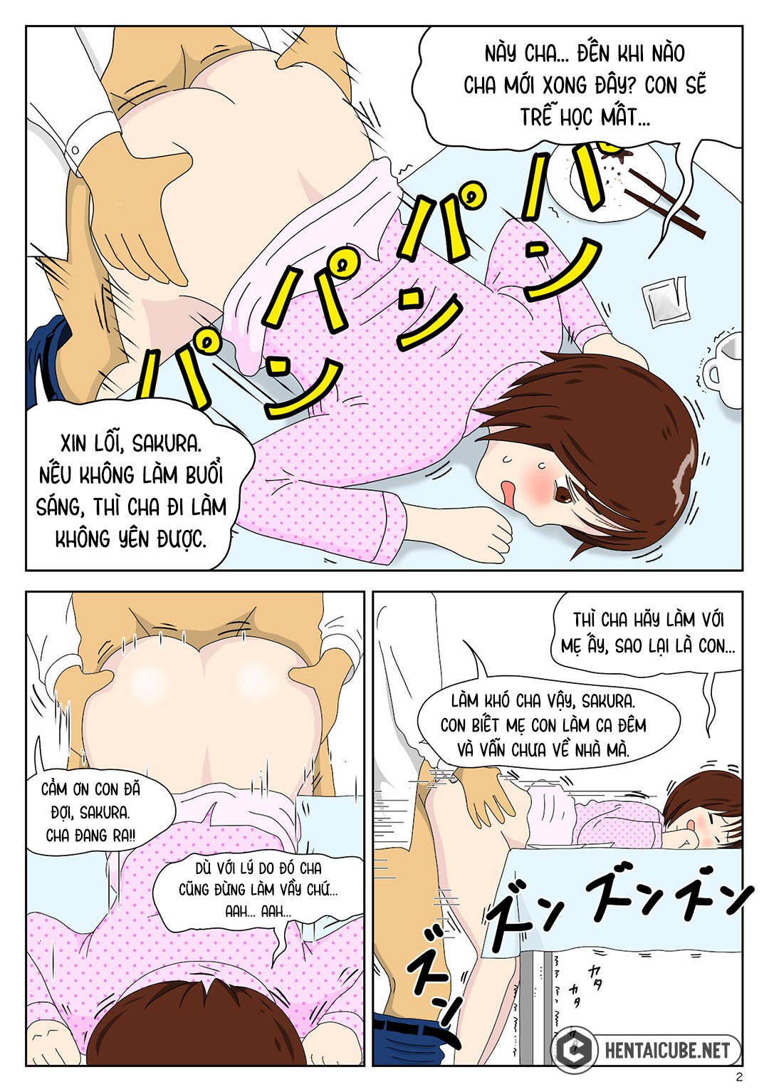 Đọc truyện hentai Con gái bị cha quấy mỗi sáng - Oneshot