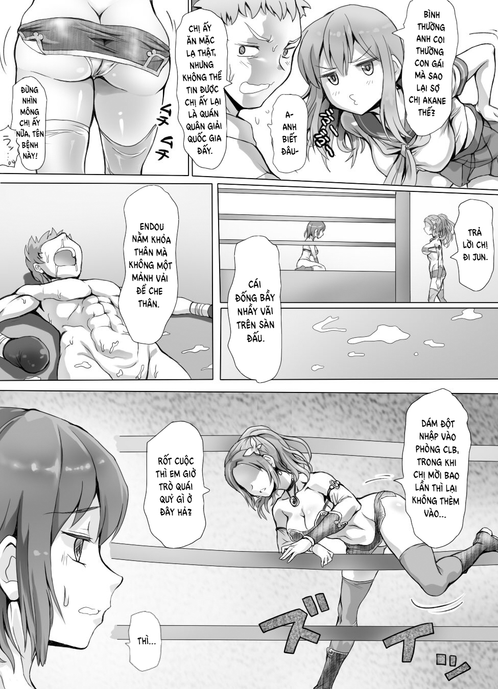 Đọc truyện hentai Naburi Tokidoki Shasei ~Kouhai no Joshi ni Makete Shasei Saserareta Ore~ - Chap 3