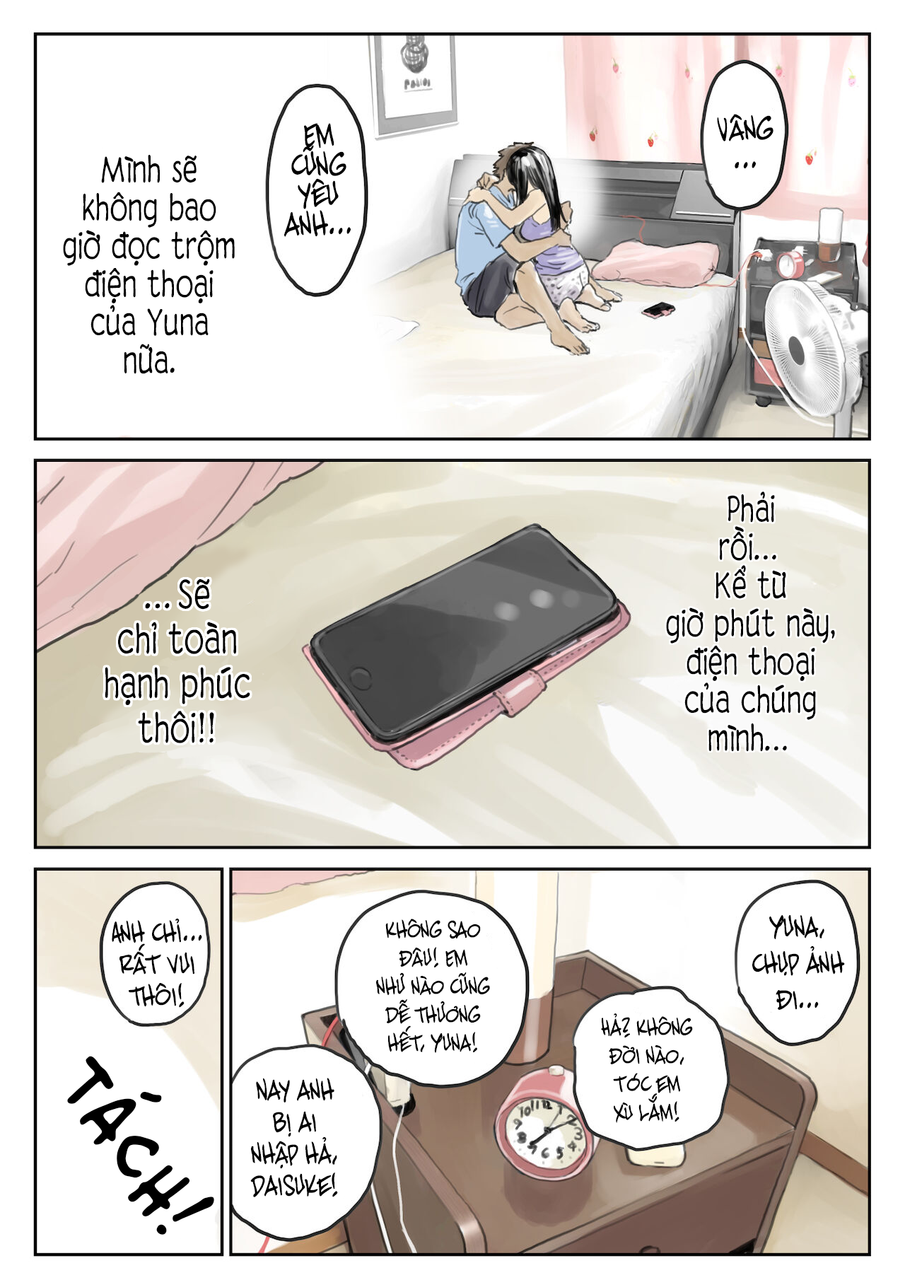 Đọc truyện hentai Phát hiện sừng khi xem trộm điện thoại bạn gái (Phần 2) - Chap 1: Quay đầu là bờ