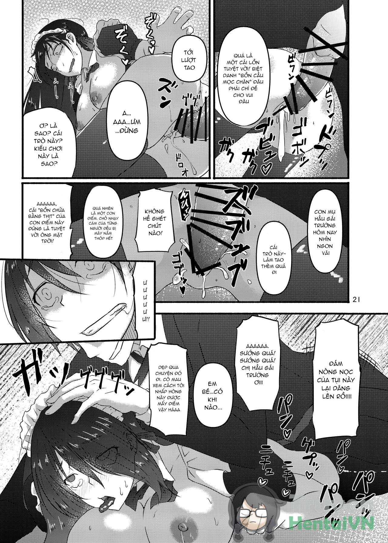 Đọc truyện hentai Futsuu no Inkya no JK Datta kedo, Maid ni Sarete, Makasare Haramasare Shussan Saserarete Bitch ni Naremashita! - Oneshot