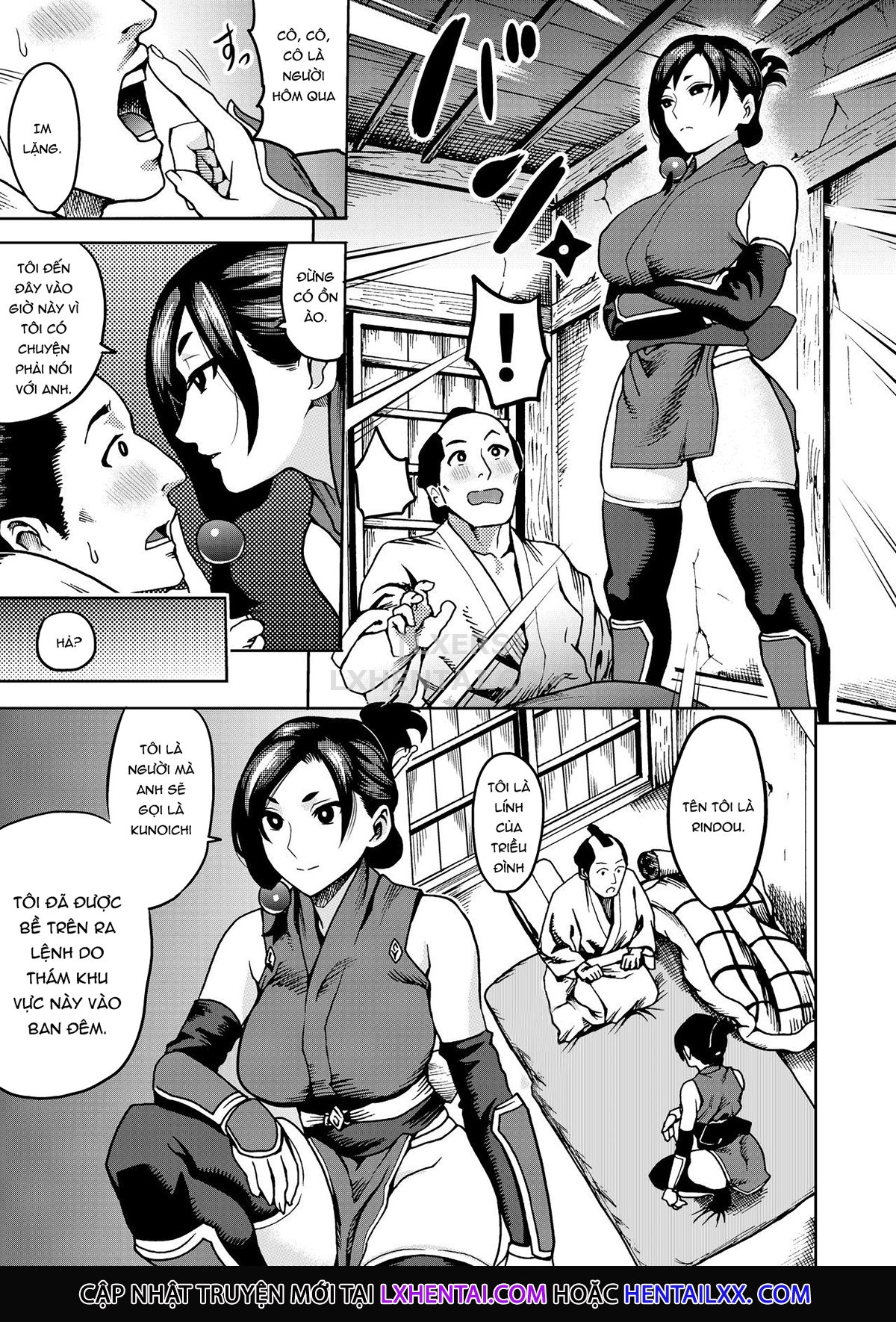 Đọc truyện hentai Kunoichi no Mitsuyaku - Oneshot