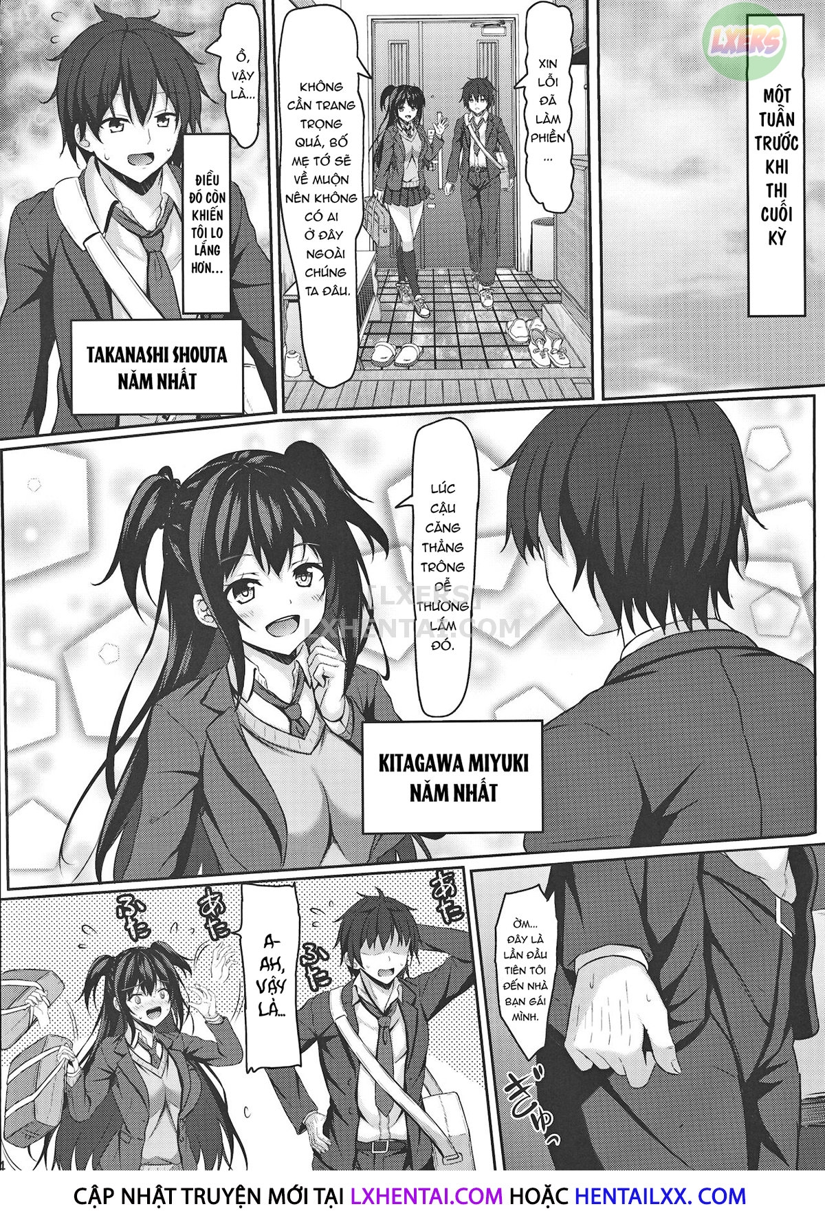 Đọc truyện hentai Chuugaku 1-Nen No Boku To Koibito No Jk No Onee-Chan - Oneshot