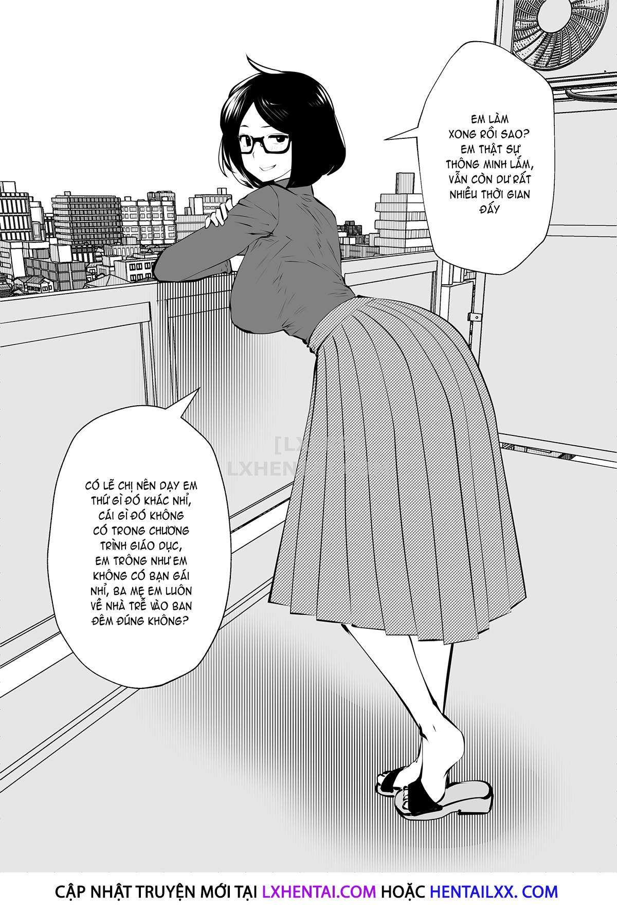 Đọc truyện hentai Ms. Black Rimmed Glasses - Oneshot