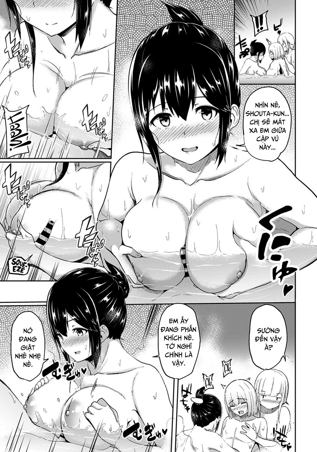 Đọc truyện hentai Tôi ấn nhầm huyệt làm em ấy cứng ngắc!? Bị mát xa ngược lại bằng cặc em ấy! - Chap 7 - Chuyến du lịch suối nước nóng (1)