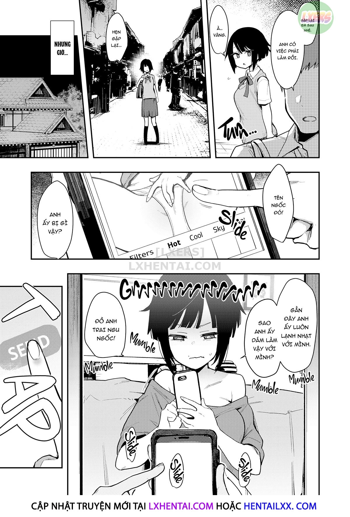 Đọc truyện hentai Choko - Chap 2 - Teasing Online, Cumming Offline