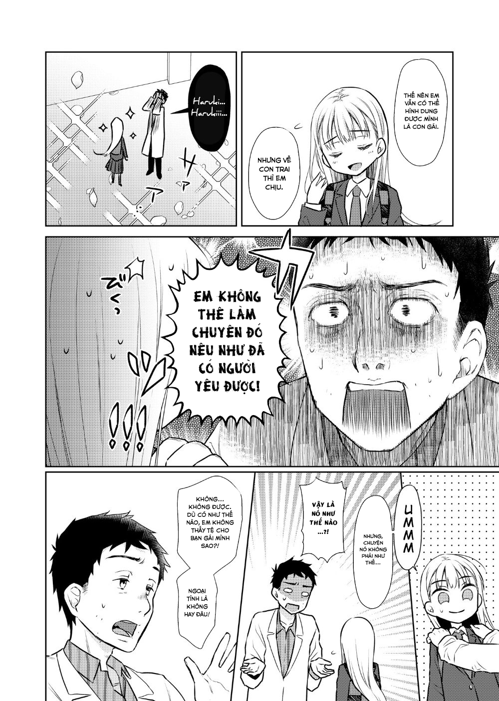 Đọc truyện hentai Hội chứng TS Haruki-kun - Chap 2.1: Con trai hay Con gái