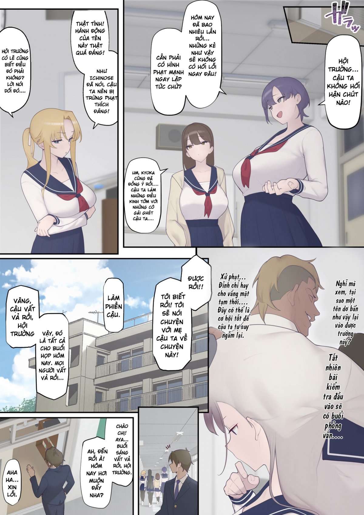 Đọc truyện hentai Daraku Seitokai ~Hiiragi Ayane Hen~ - Chap 1