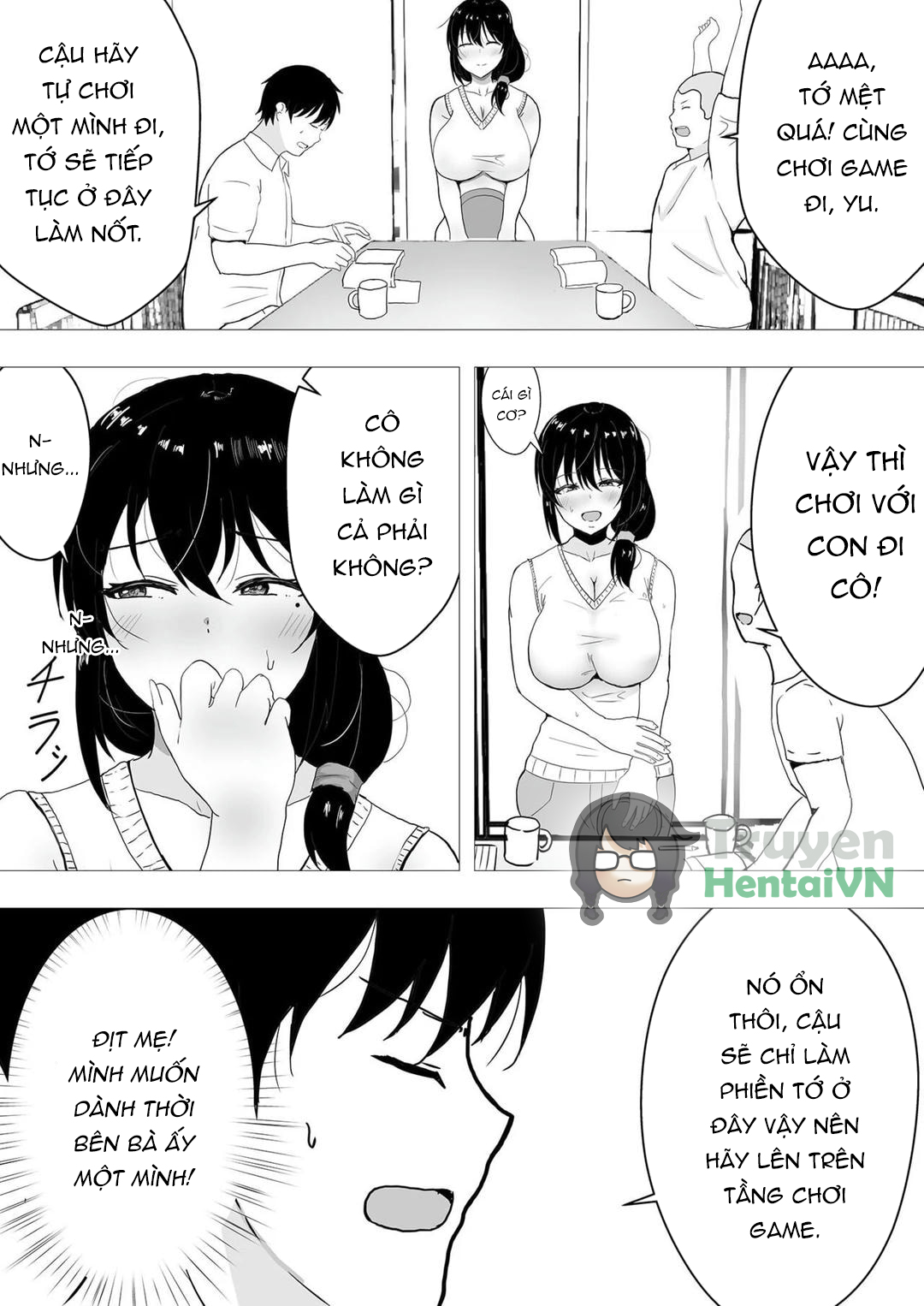 Đọc truyện hentai TomoKano Kaa-chan~ Daisuki na Ore no Hahaoya wa Aho na Shinyuu no Kanojo~ - Chap 2