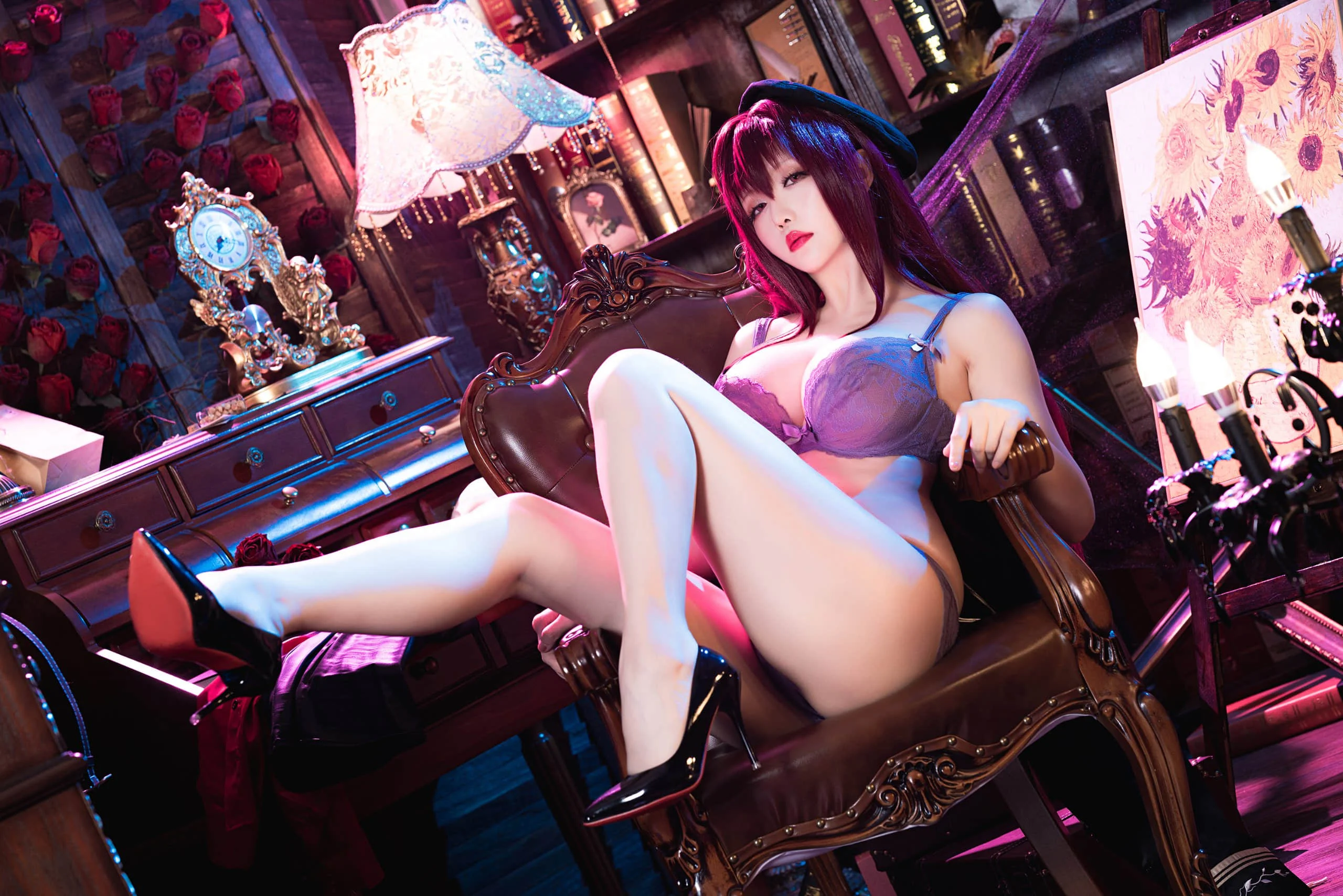 Đọc truyện hentai Tuyển tập Albums siêu phẩm Cosplay - Chap 779 - Star Chi Chi - Scathach True Red Spear