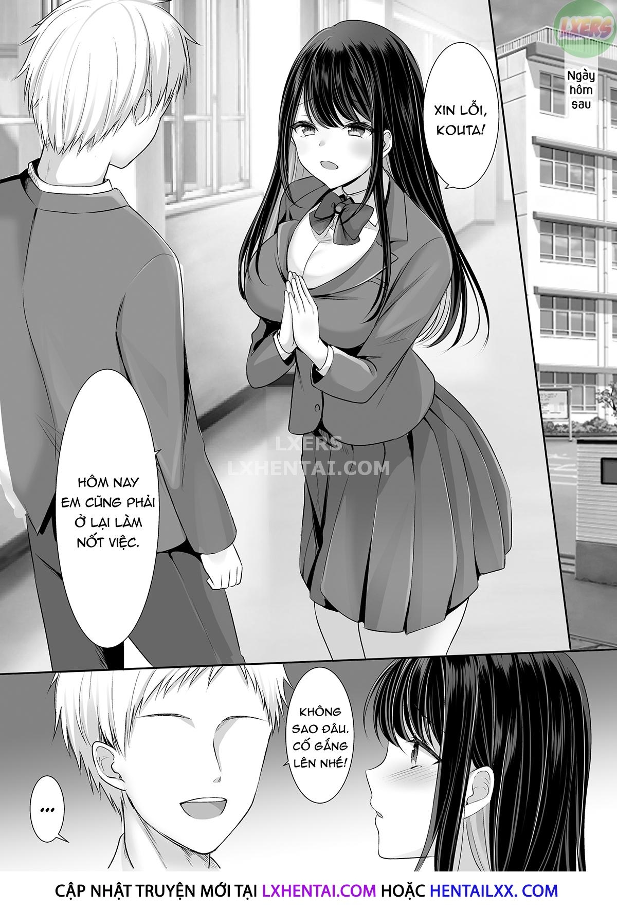 Đọc truyện hentai Stuck After School — A Busty Virgin Hall Monitor Gets Caught Touching Herself - Oneshot