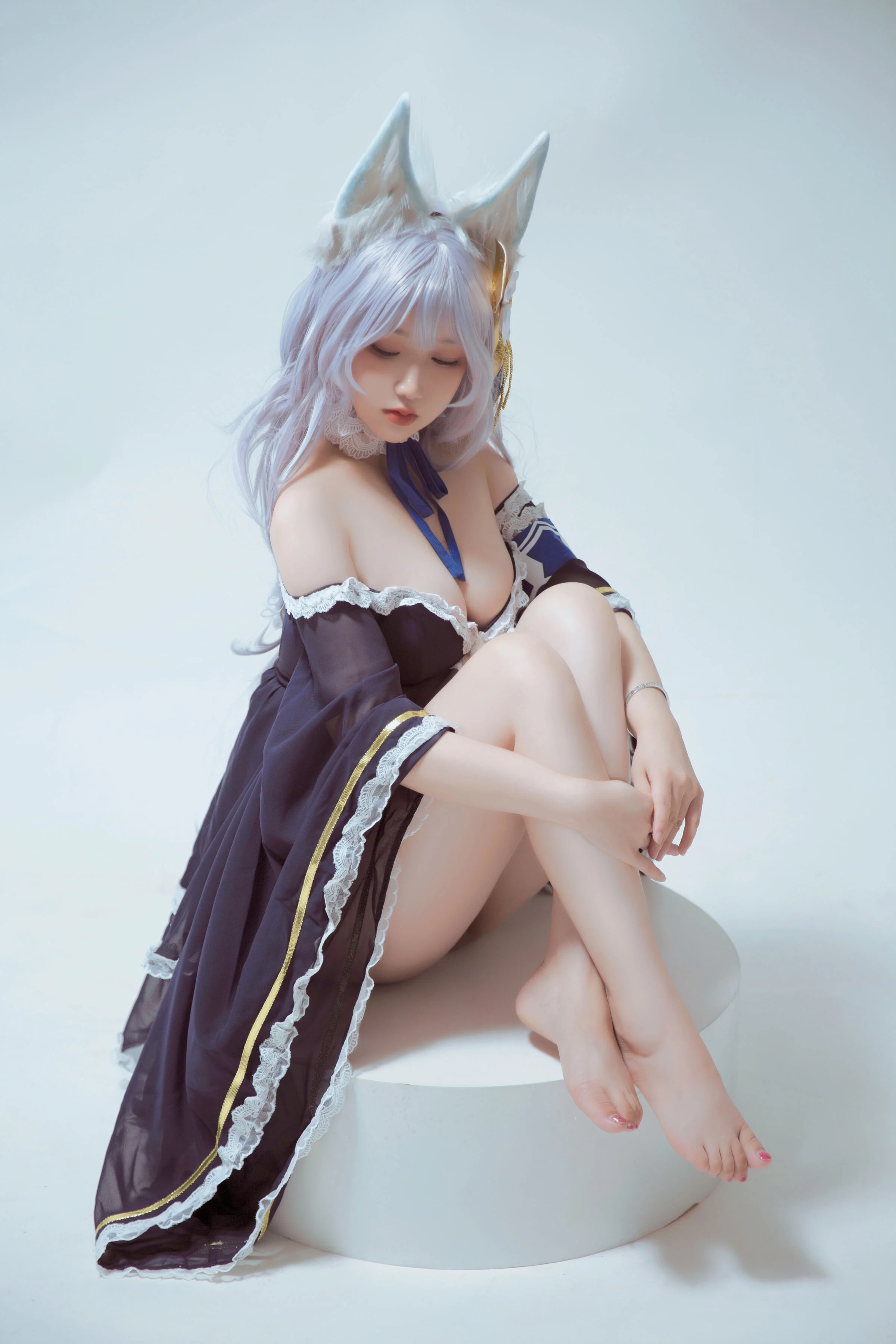 Đọc truyện hentai Tuyển tập Albums siêu phẩm Cosplay - Chap 585 - Ruby dip sauce Meimei - Azur Lane Shinano painter pajamas
