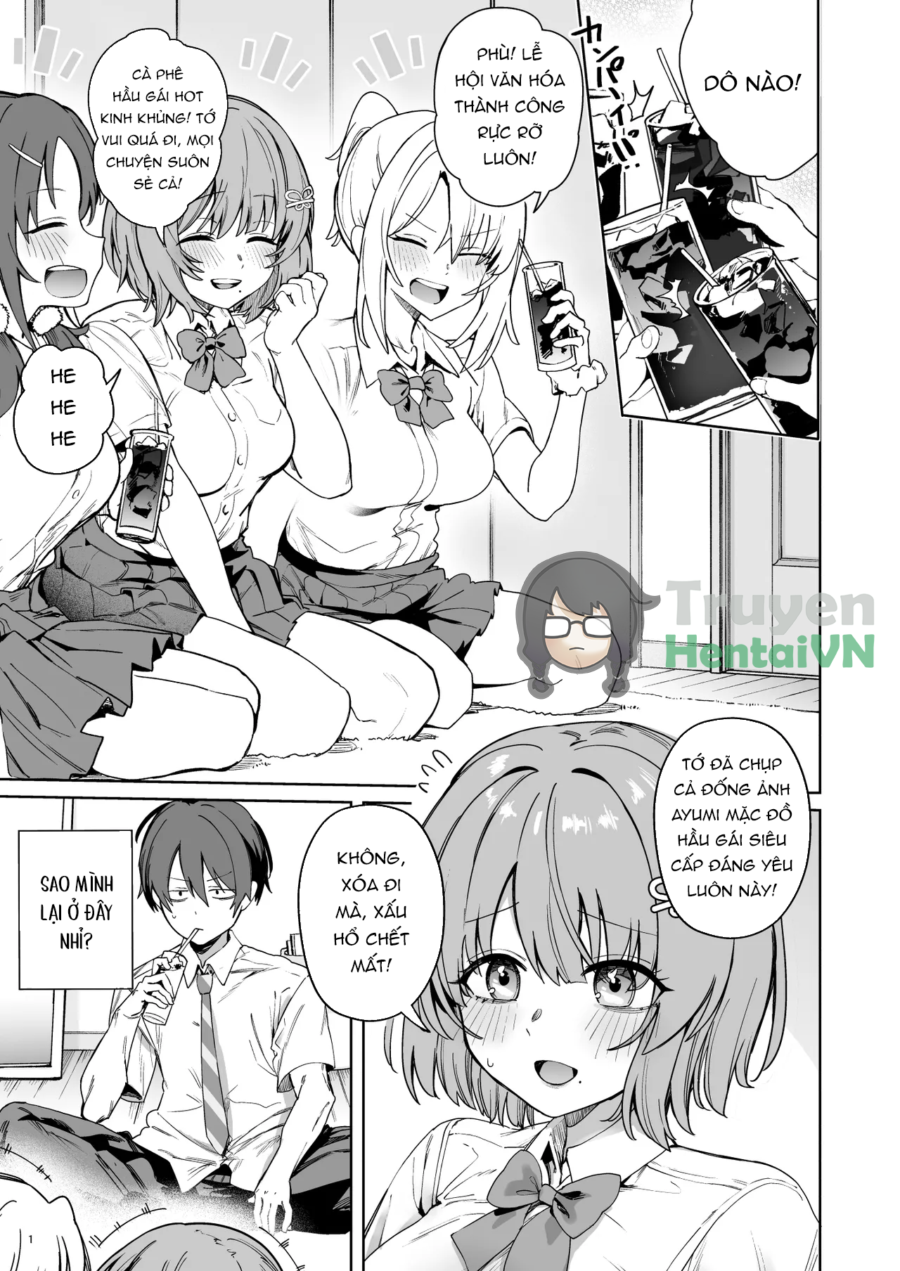 Đọc truyện hentai Class de Kakure Ninki no Hirose-san ga Guigui kuru! - Oneshot