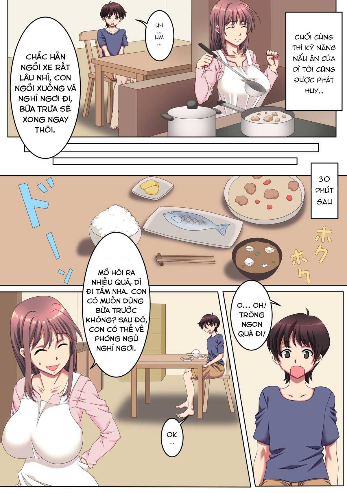 Đọc truyện hentai Oba-San-Chi Ni Azukerareta Boku. - Oneshot