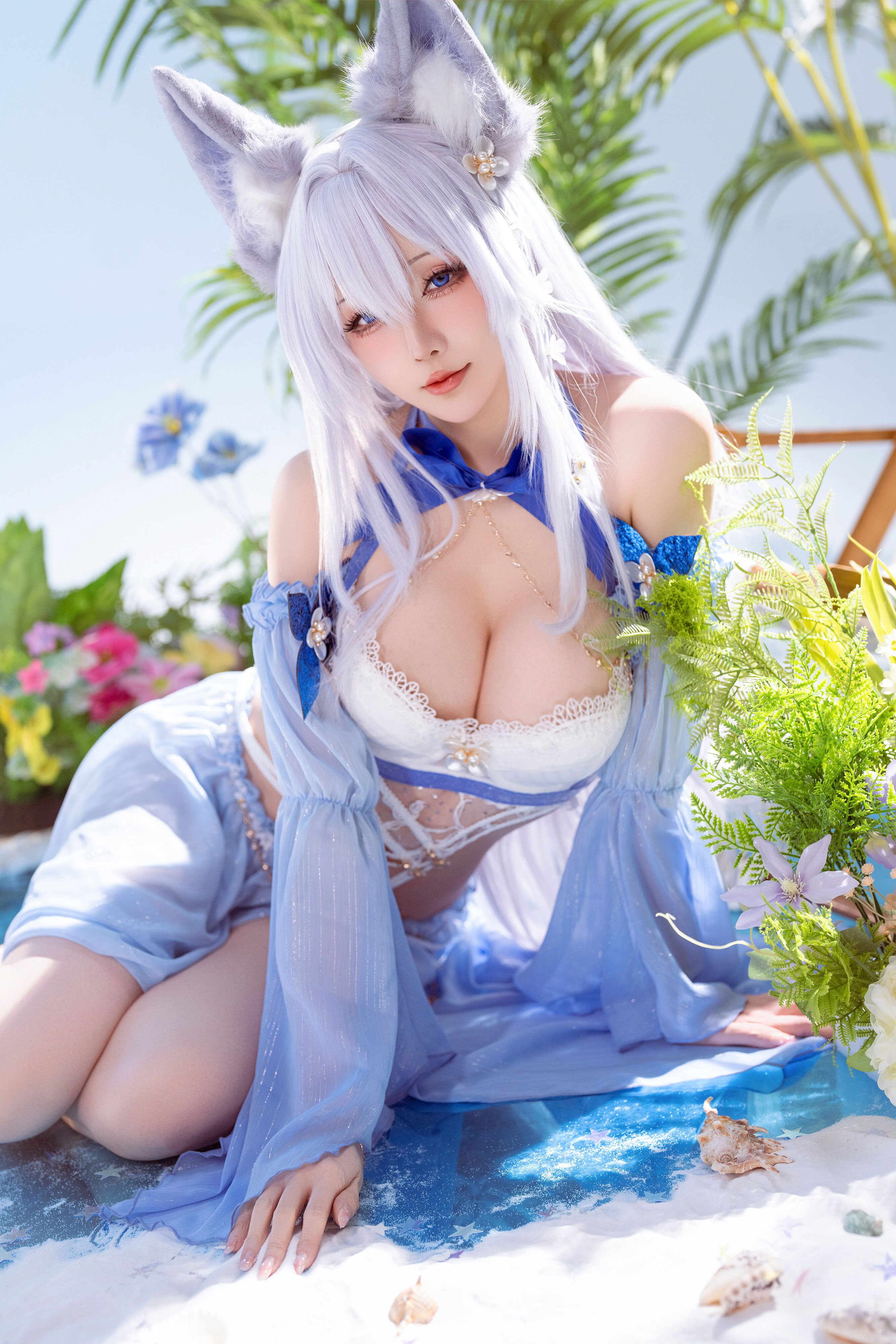 Đọc truyện hentai Tuyển tập Albums siêu phẩm Cosplay - Chap 1395 - Star's Lingering - Azur Lane Shinano Swimsuit