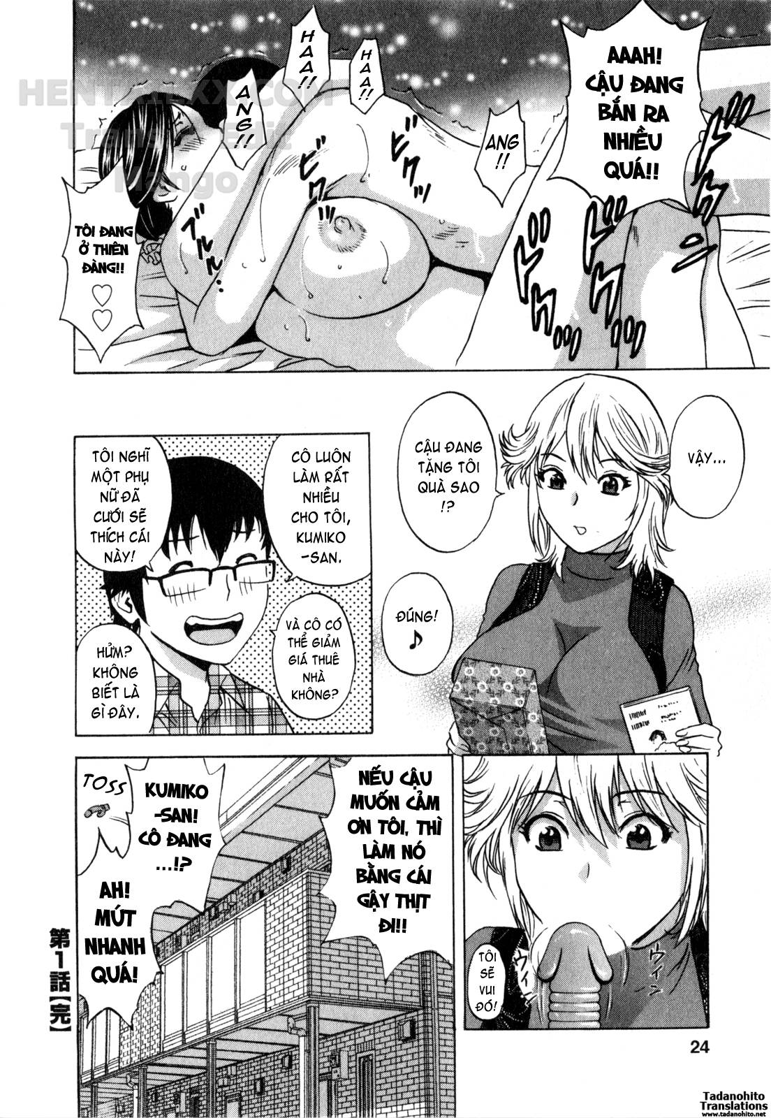 Đọc truyện hentai Life With Married Women Just Like A Manga - Chap 20