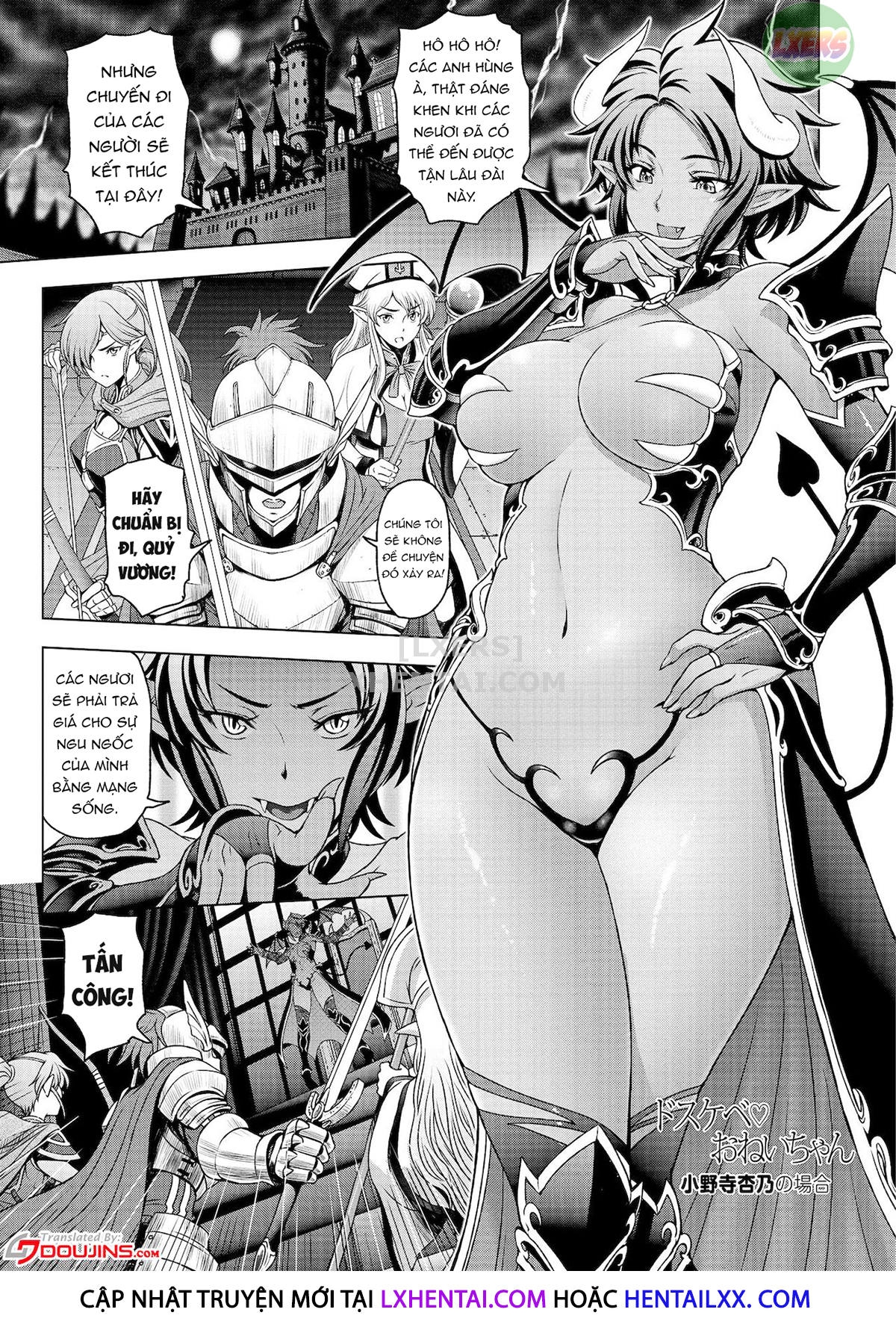 Đọc truyện hentai Chị gái siêu dâm đãng - Chap 3