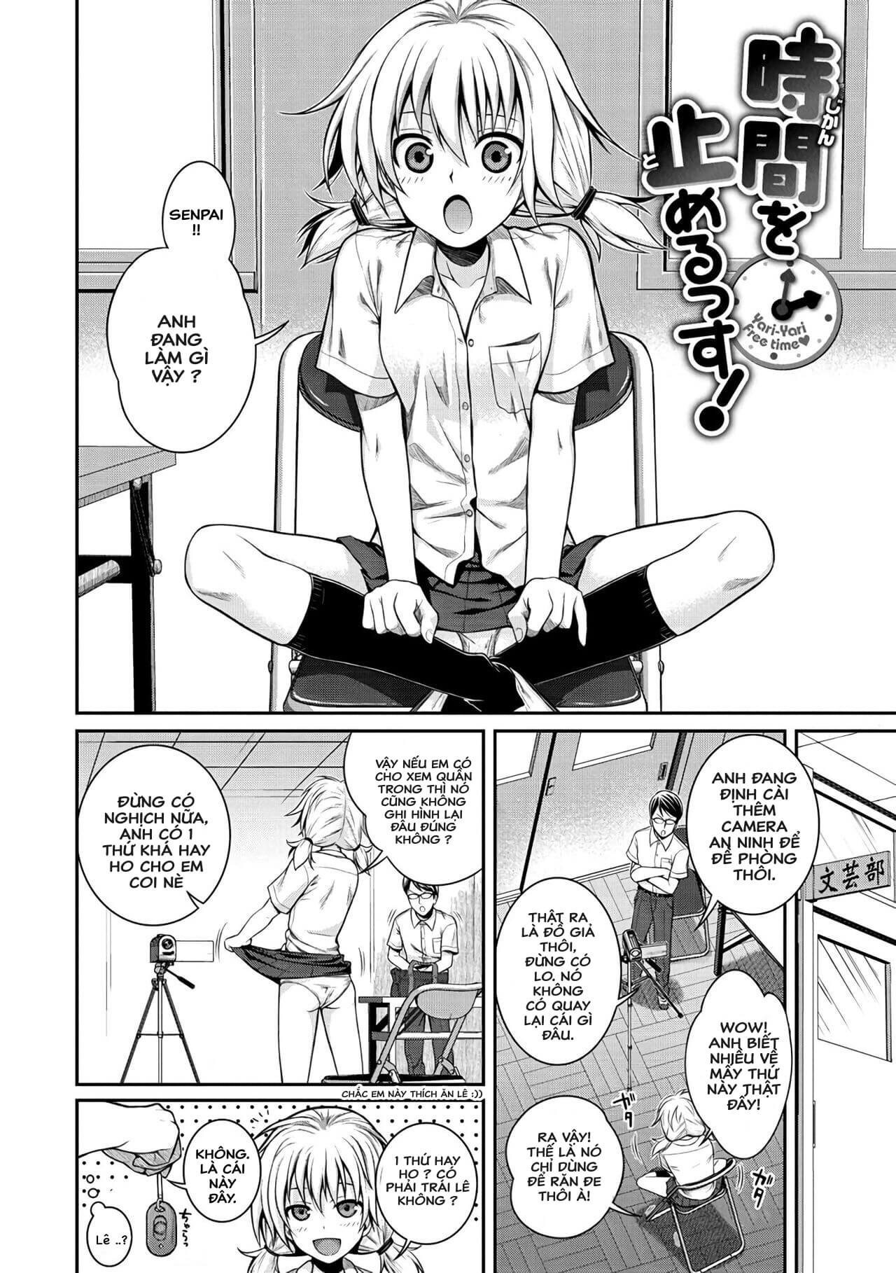 Đọc truyện hentai Jikan o Tomerussu! - Oneshot