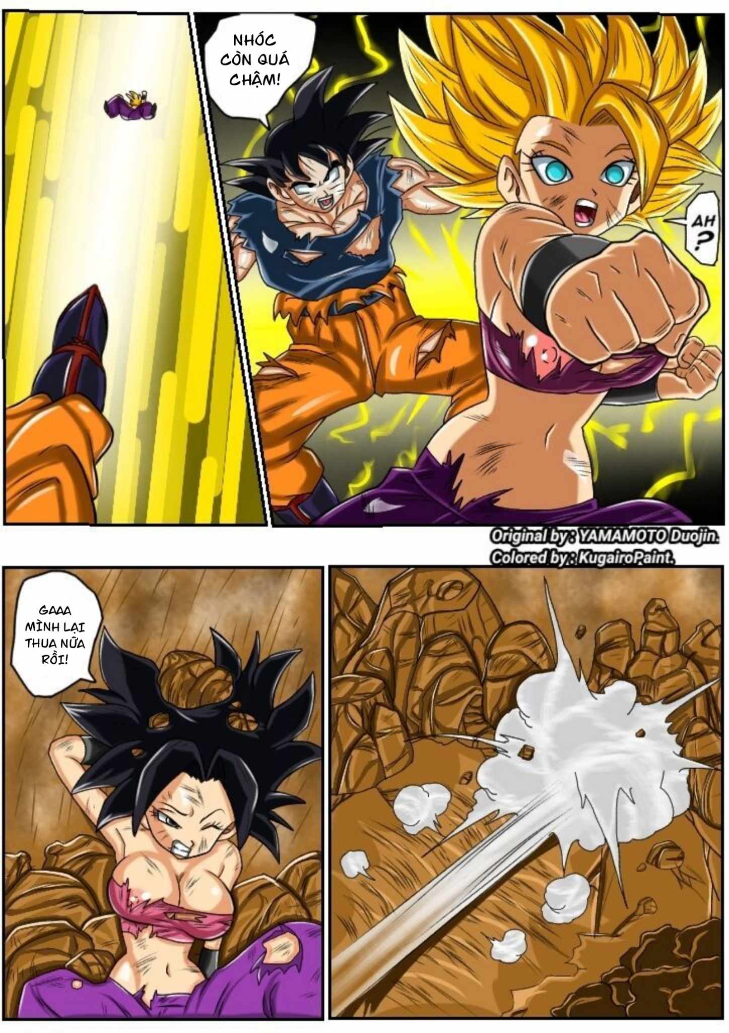Đọc truyện hentai DRAGON BALL SUPER: Trận chiến ở vũ trụ thứ 6!! - Oneshot: Bản màu