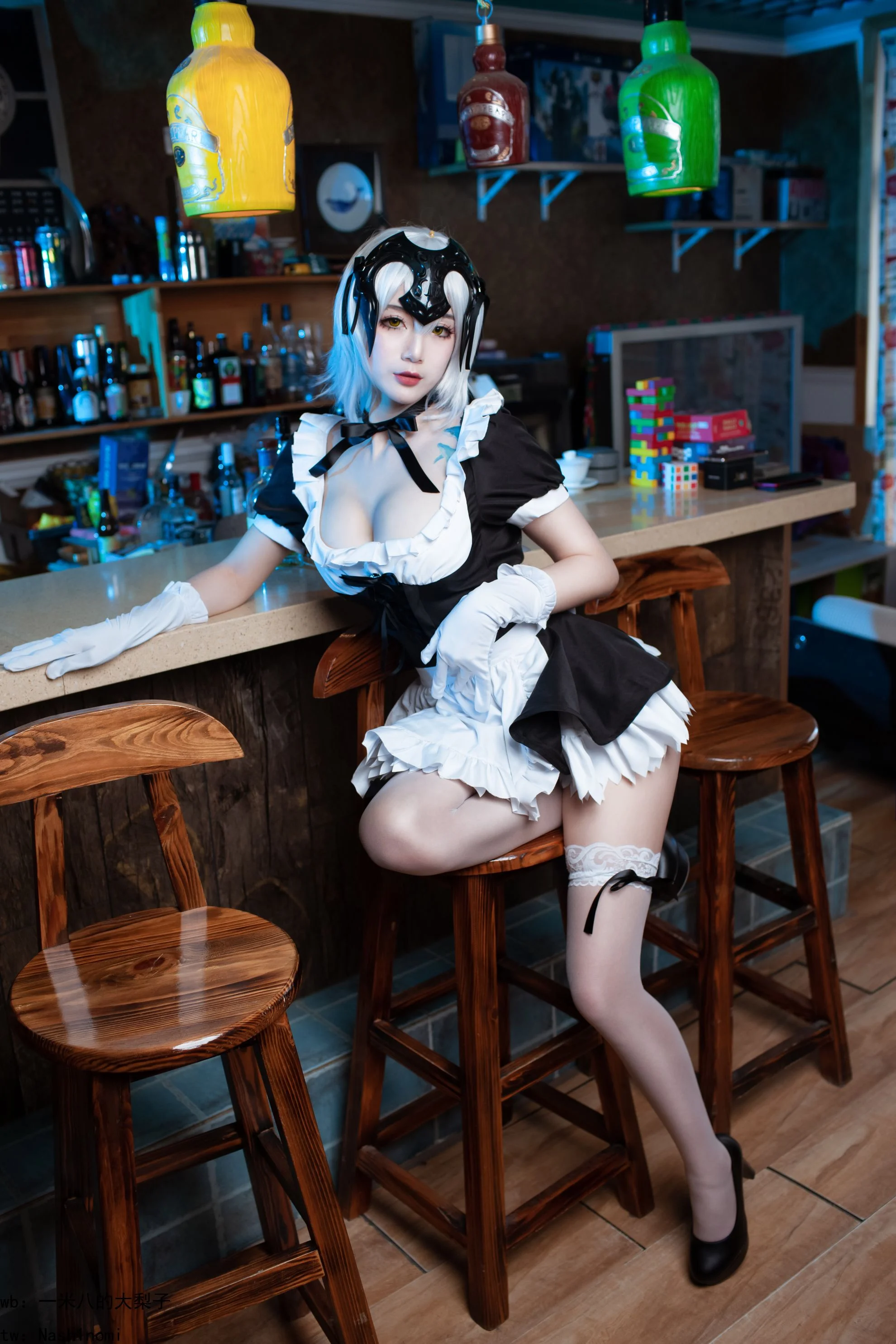 Đọc truyện hentai Tuyển tập Albums siêu phẩm Cosplay - Chap 908 - [Big pear of 1.8 meters] Black Virgin Maid