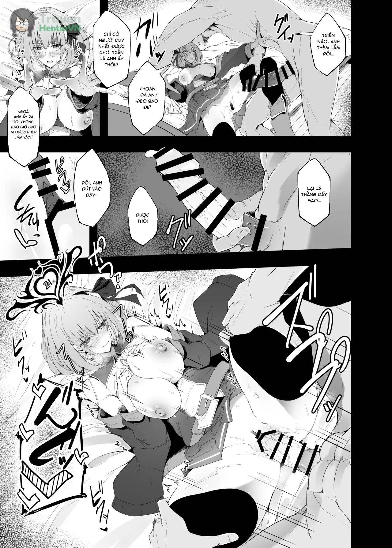 Đọc truyện hentai Yuusha no Kanojo wa NTR reru - Oneshot