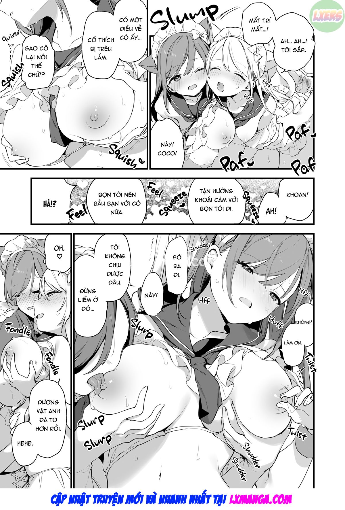 Đọc truyện hentai Quy ước 2 cô gái hầu nữ - Oneshot