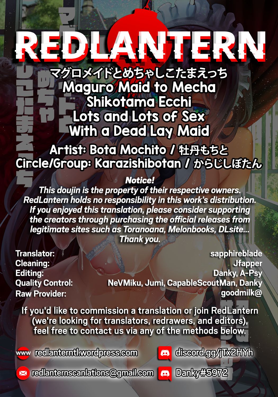 Đọc truyện hentai Maguro Maid to Mecha Shikotama Ecchi - Oneshot