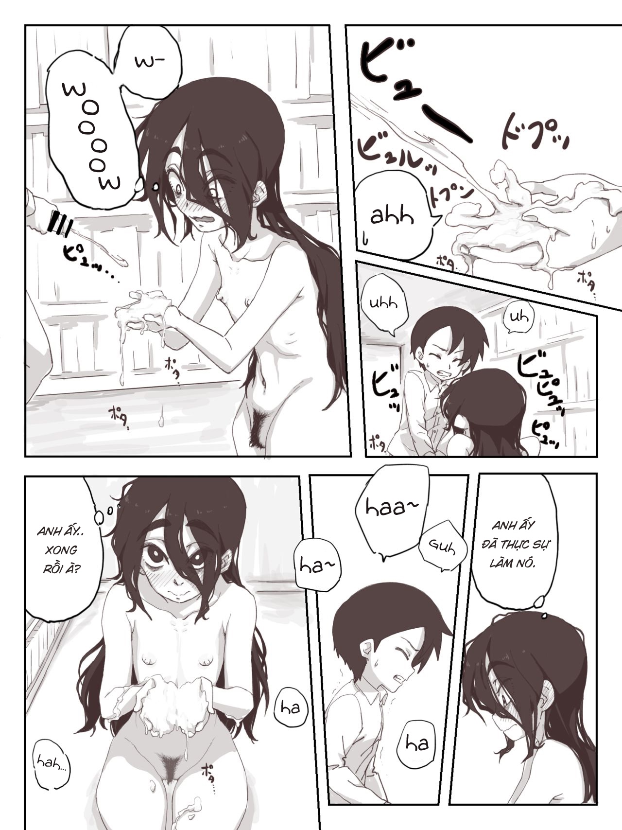 Đọc truyện hentai Senpai, hãy ra trên tay em - Oneshot