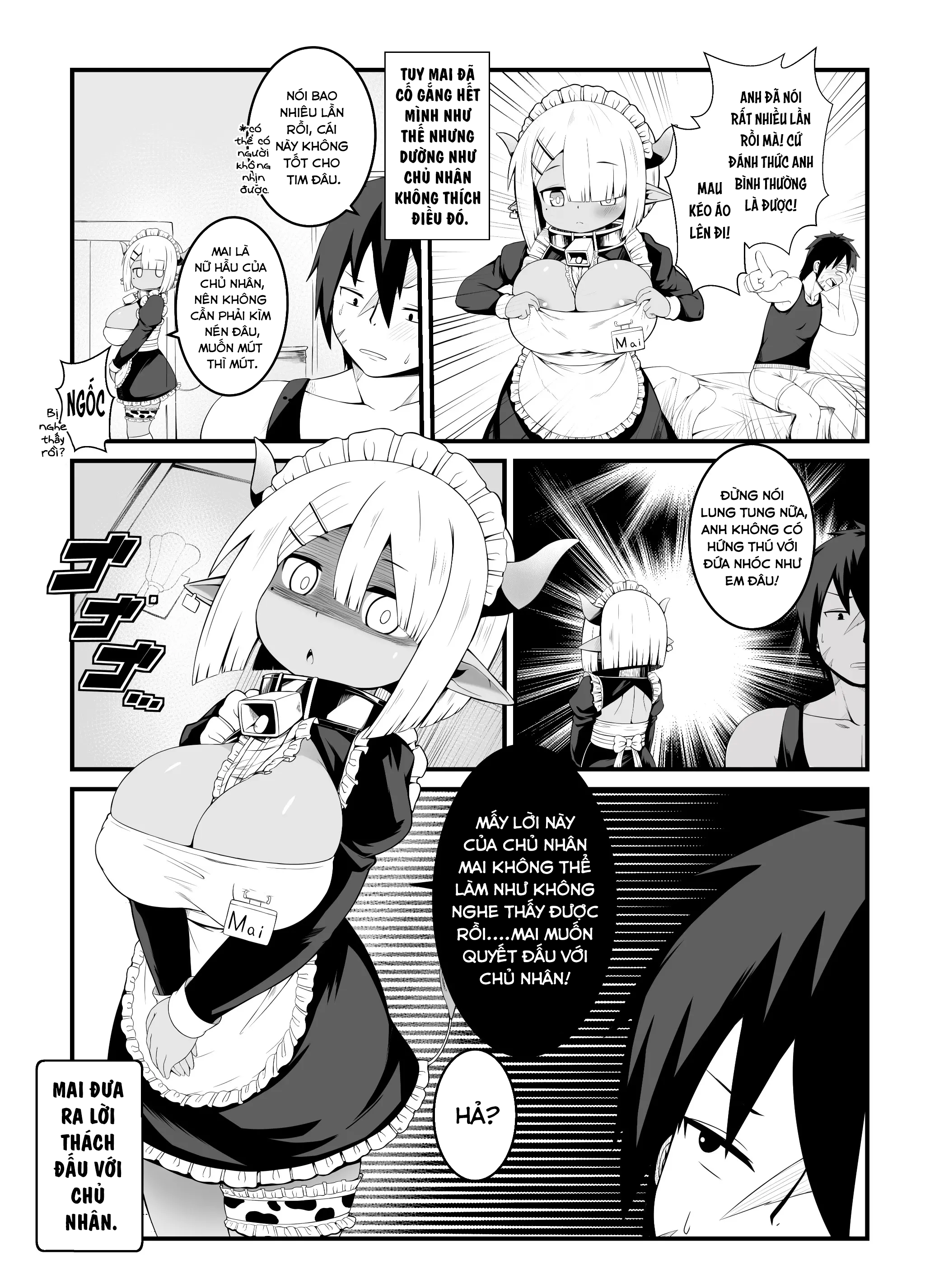 Đọc truyện hentai Nữ hầu nhân ngưu của anh hùng. - Chap 1