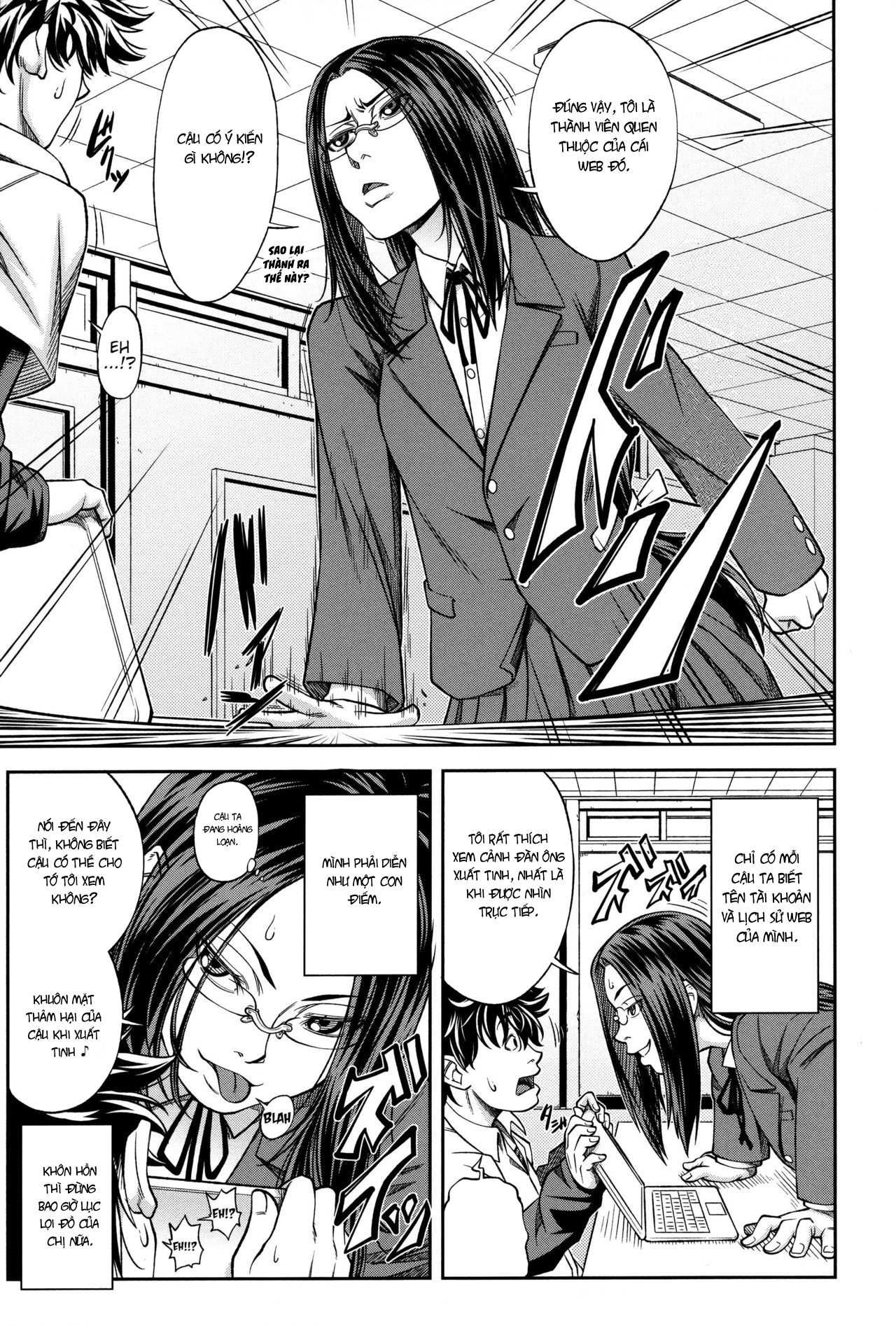 Đọc truyện hentai Tôi sẽ làm chuyện đó một cách nghiêm túc (Hội trưởng hội học sinh) - Chap 1