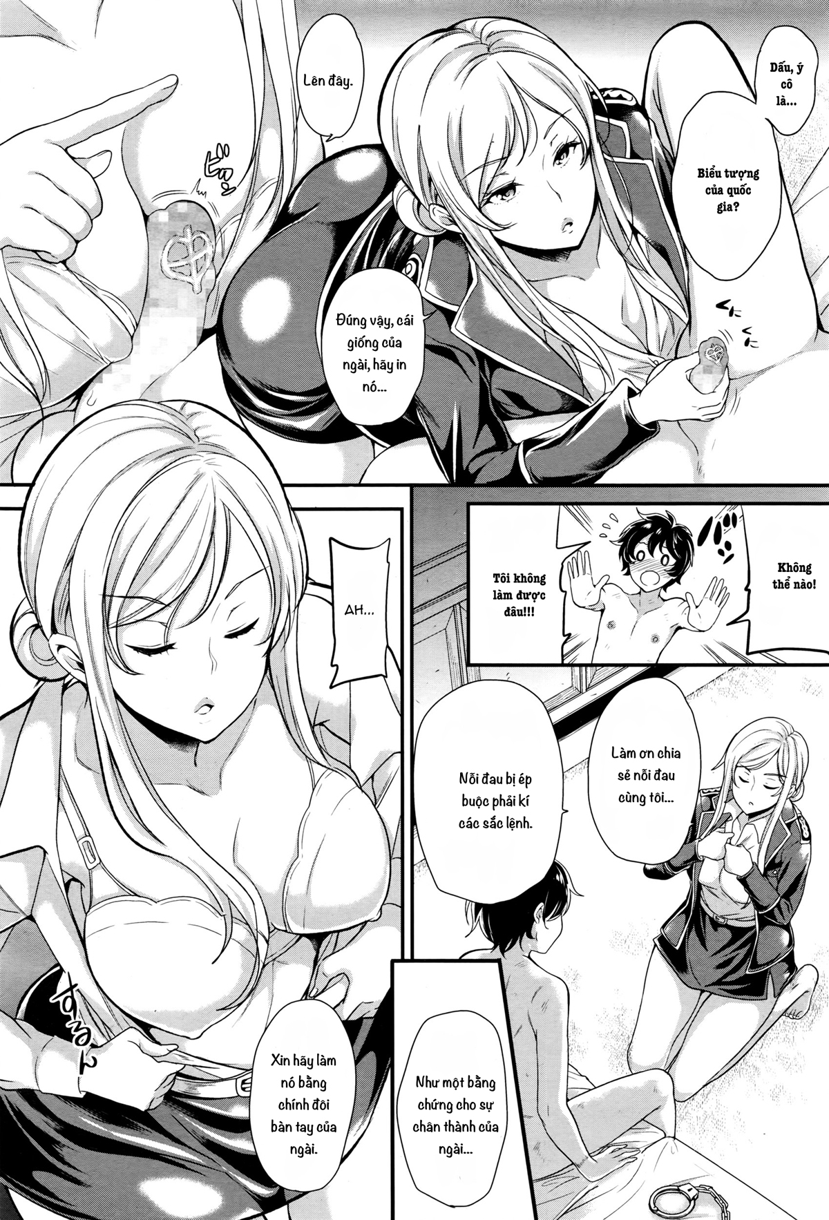 Đọc truyện hentai Đằng Sau Đế Chế Phát Xít... - Oneshot