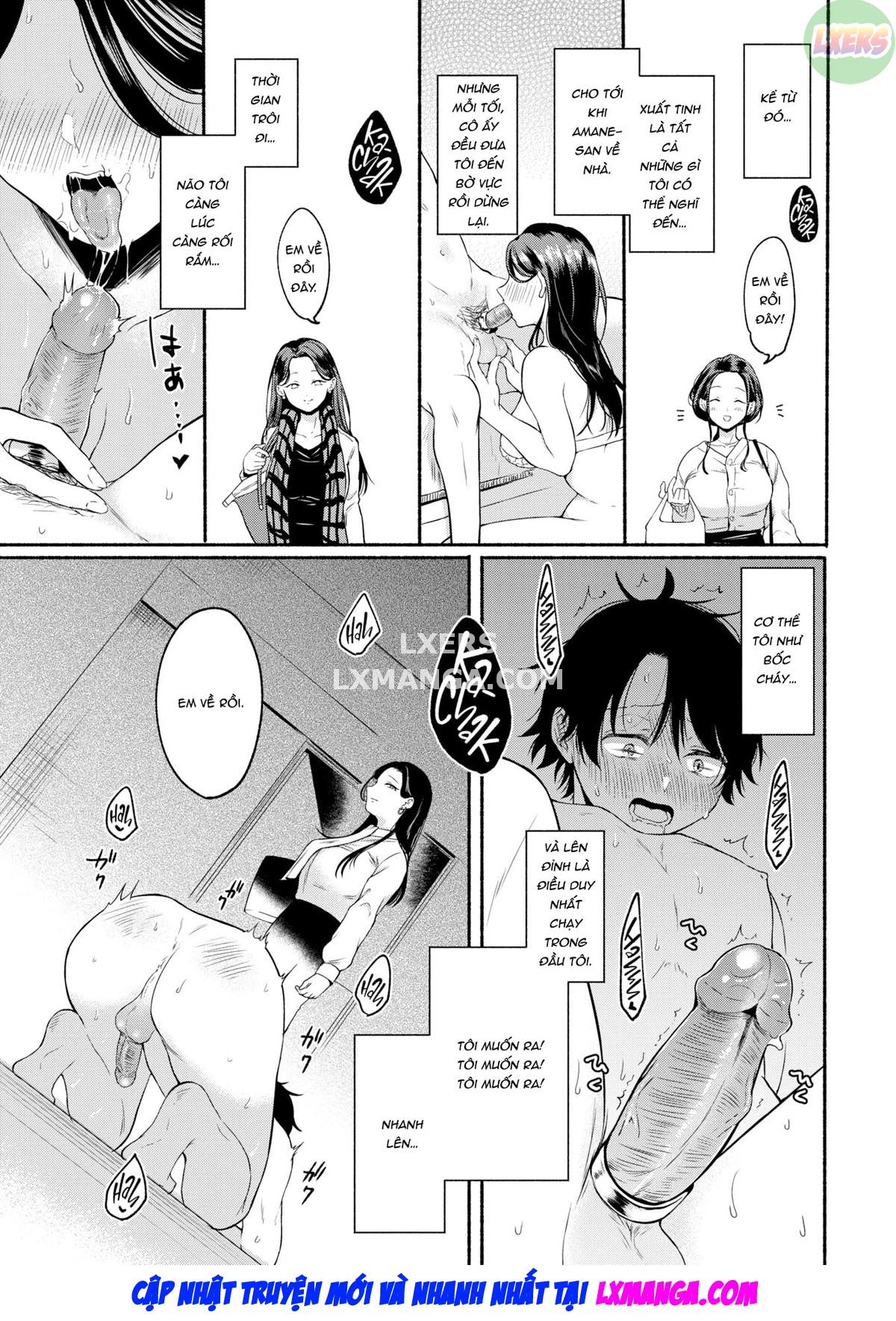 Đọc truyện hentai Cậu học trò và cô gia sư phòng bên - Oneshot